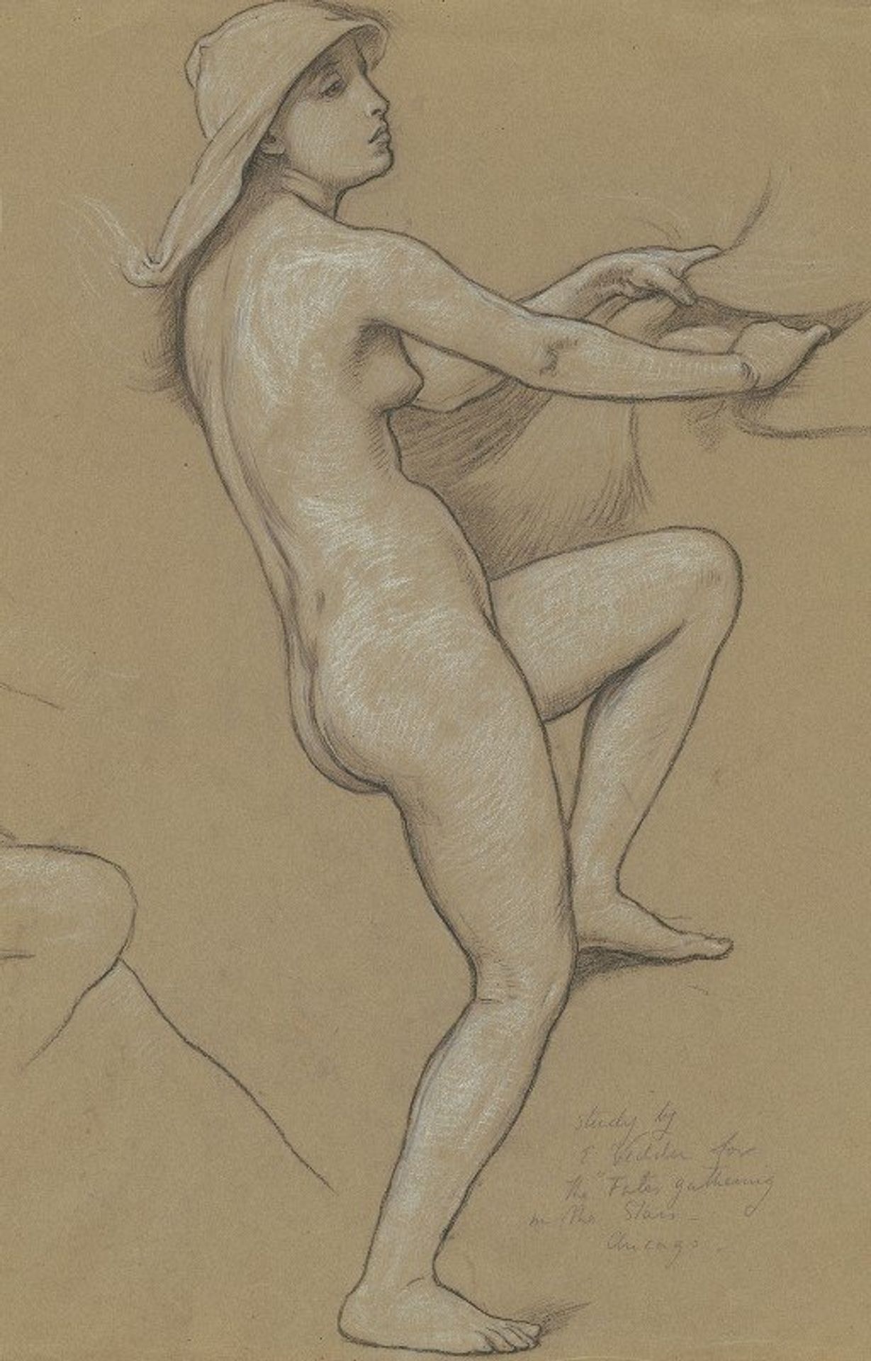 Study for ‘The Fates Gathering in the Stars’ II by Elihu Vedder