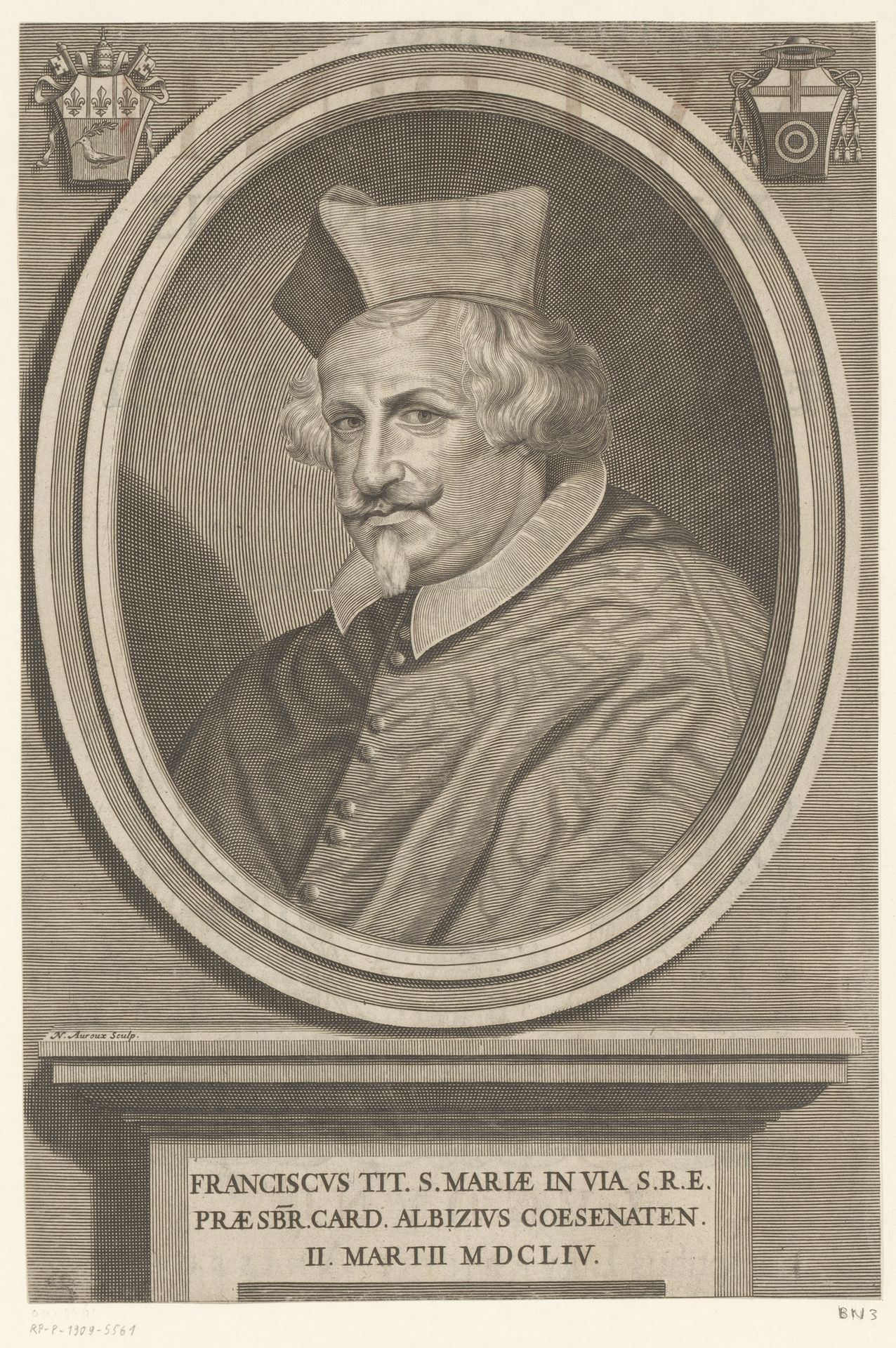 Portret van Francesco Albizzi by Nicolas Auroux