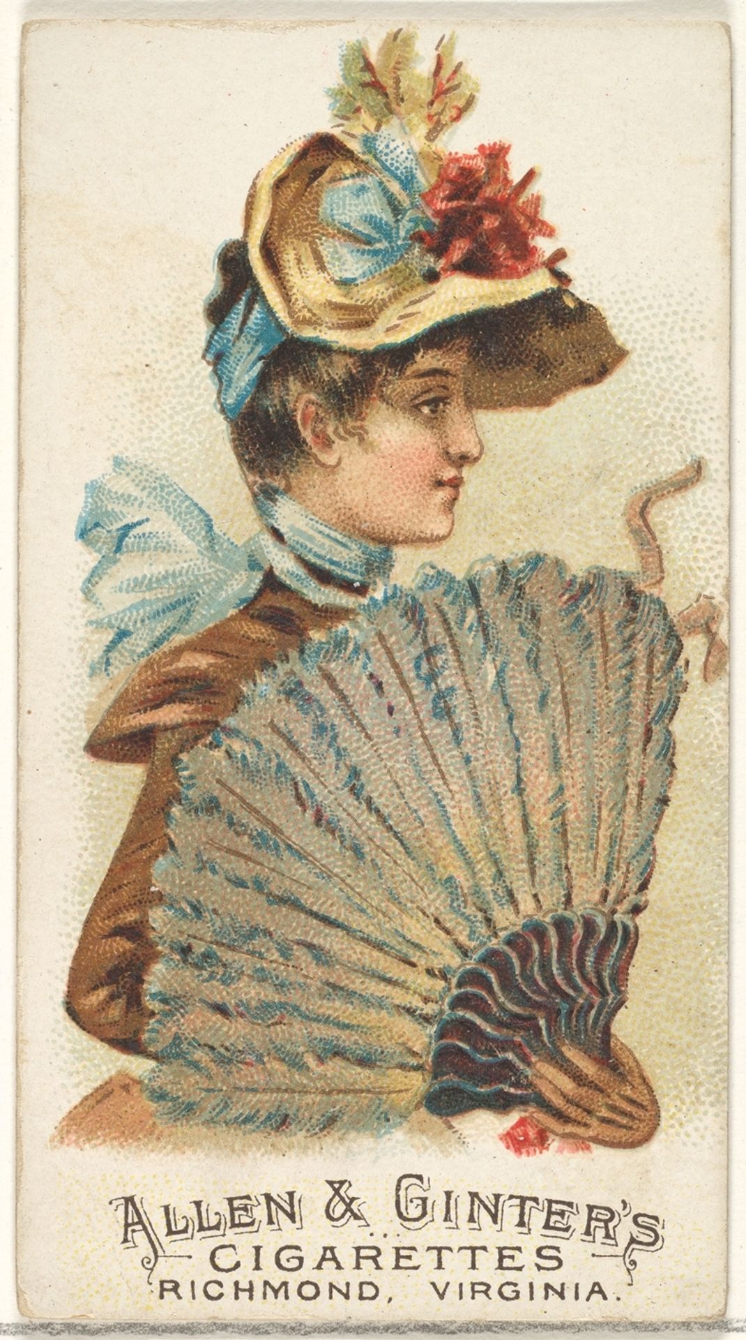 Plate 21, from the Fans of the Period series (N7) for Allen & Ginter Cigarettes Brands by Allen & Ginter