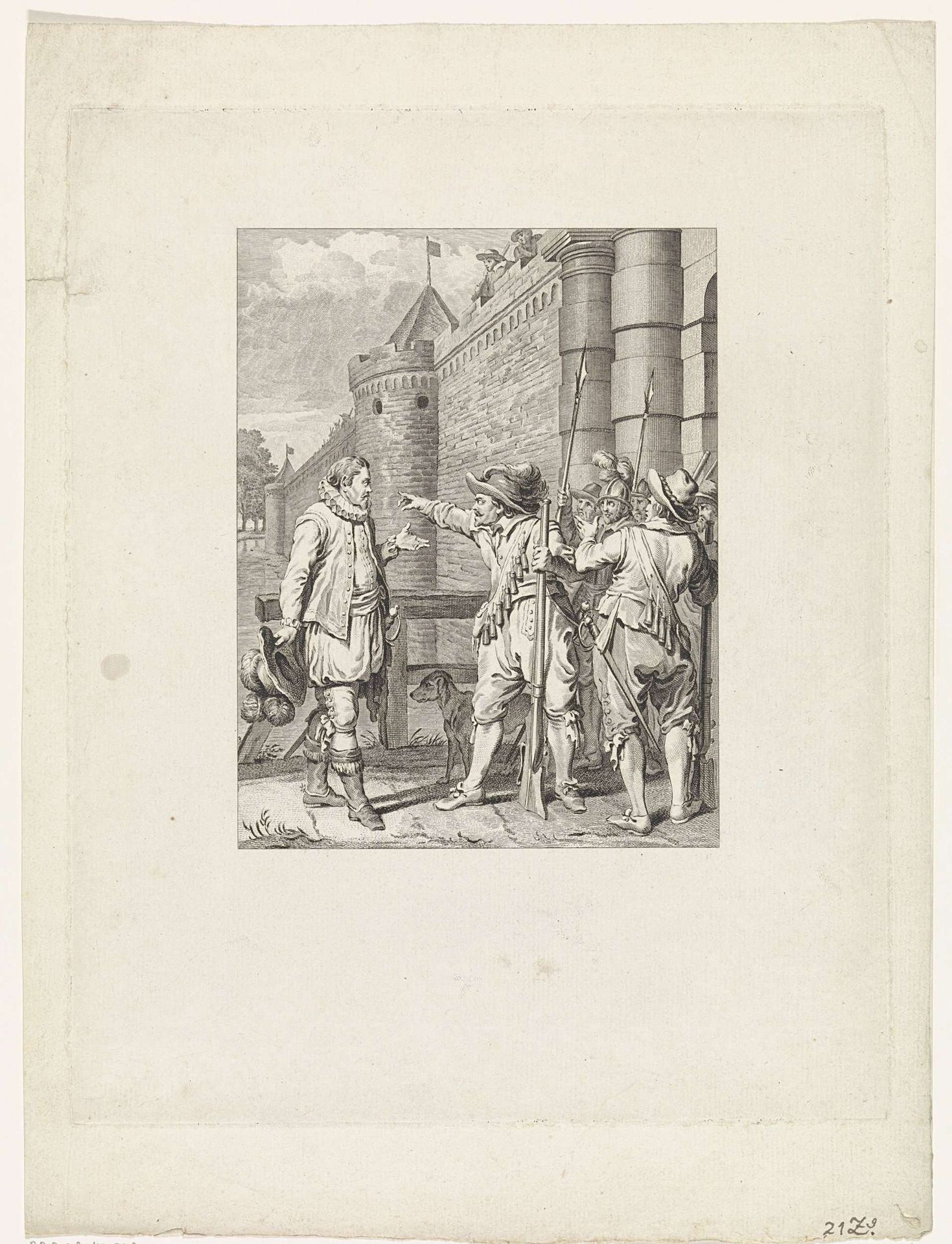 Oranje bezoekt alleen het opstandige Gent, ca. 1579 by Theodoor Koning