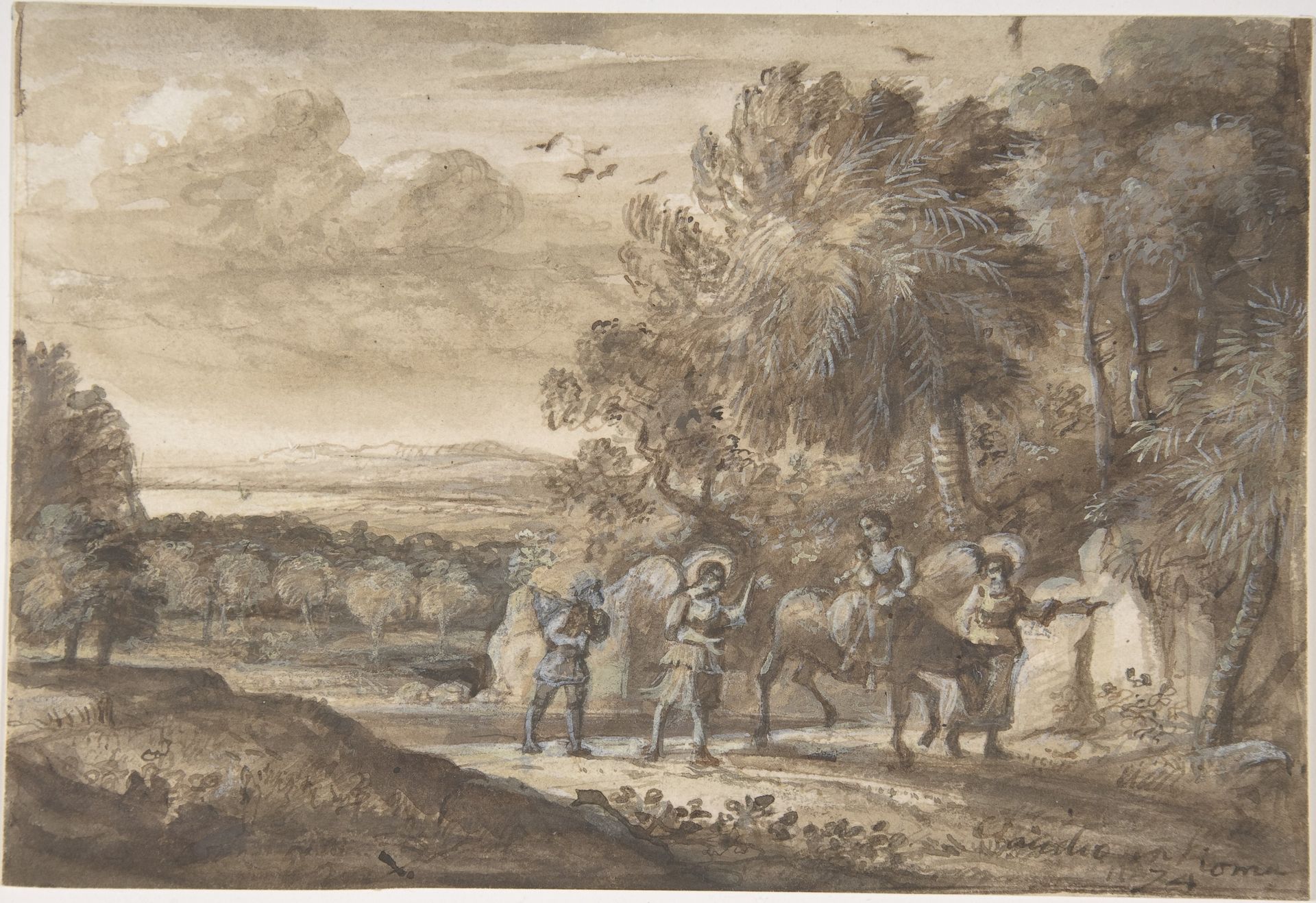 The Flight into Egypt by Claude Lorrain