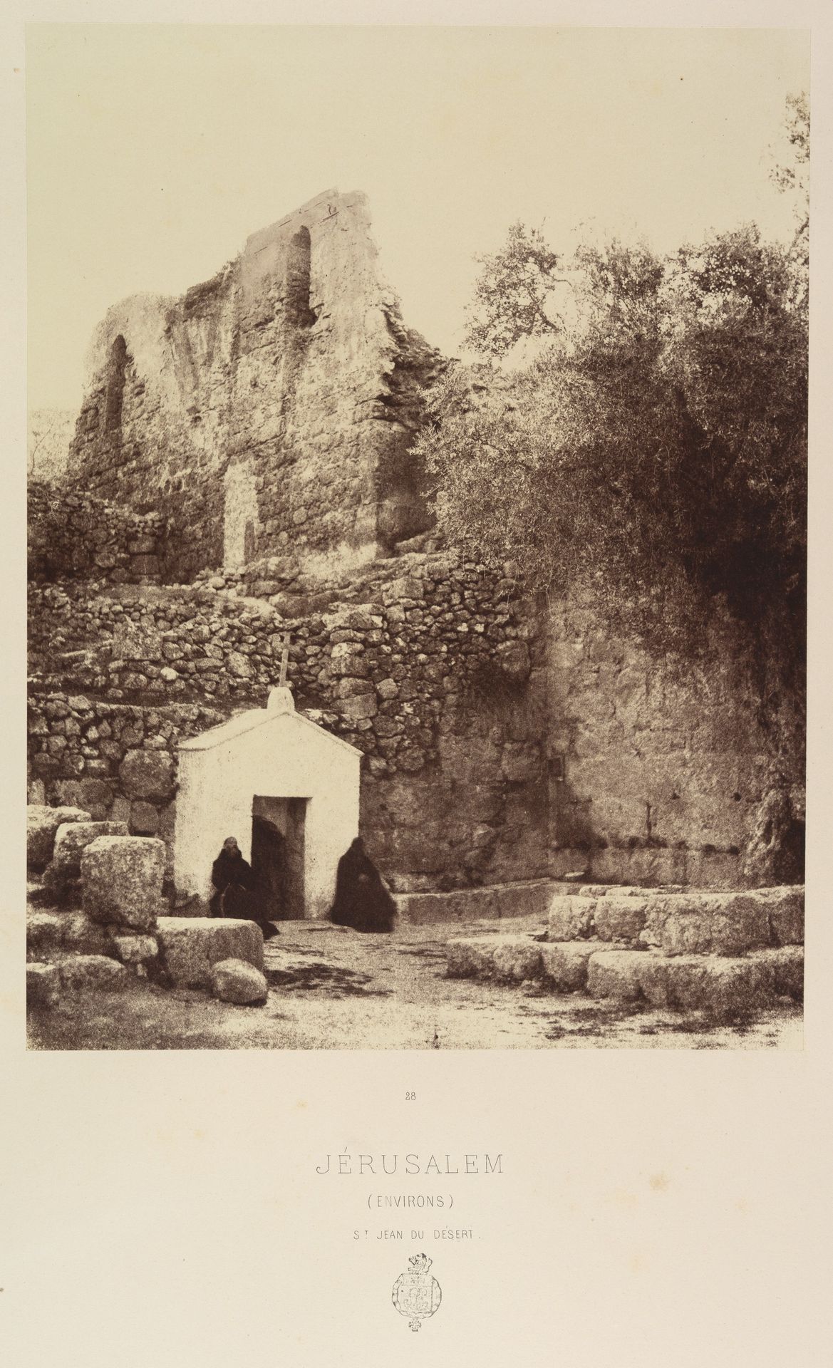 Jérusalem. (Environs) St Jean du Désert by Louis de Clercq