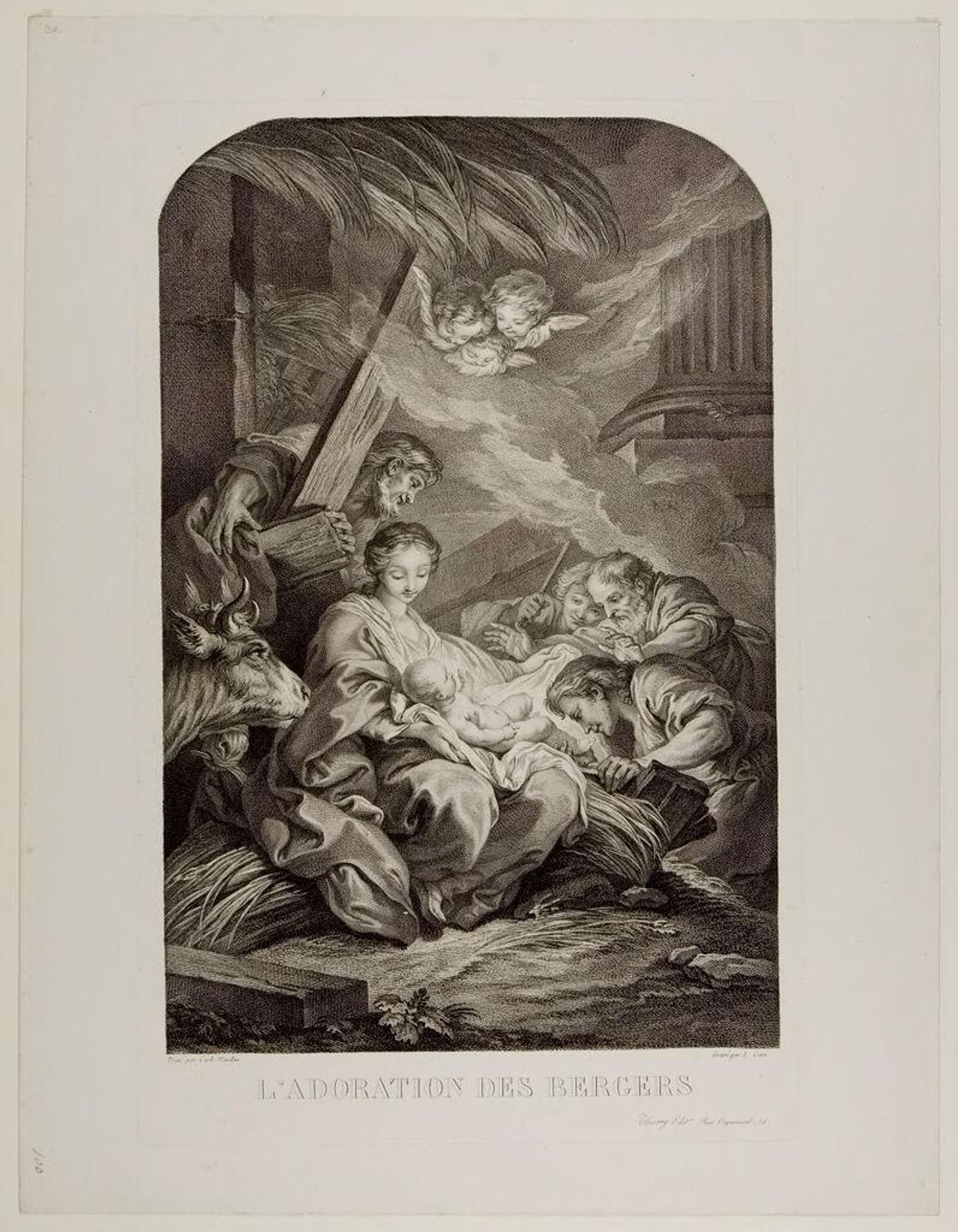 Adoration of the Shepherds by Laurent Cars