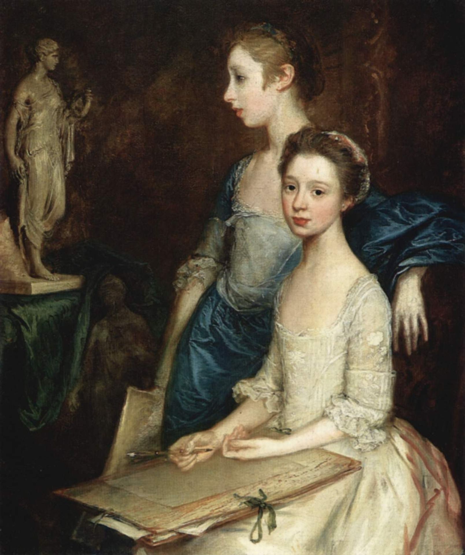 Portrait of the Molly and Peggy by Thomas Gainsborough