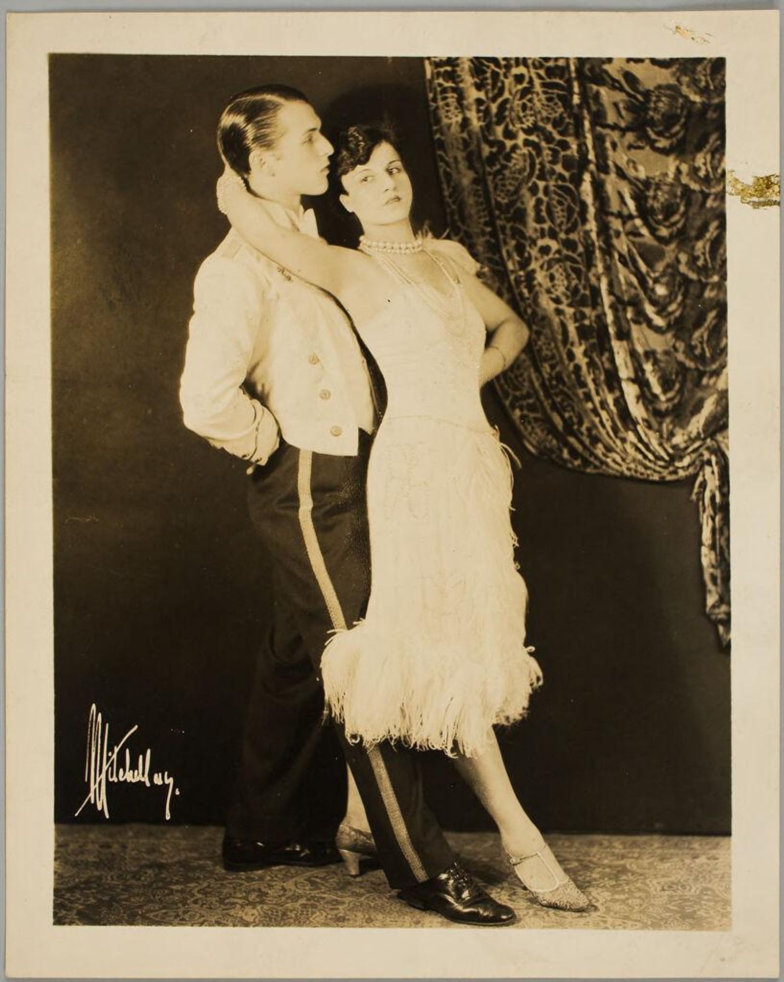 Untitled (dance couple) by Mitchell Studio