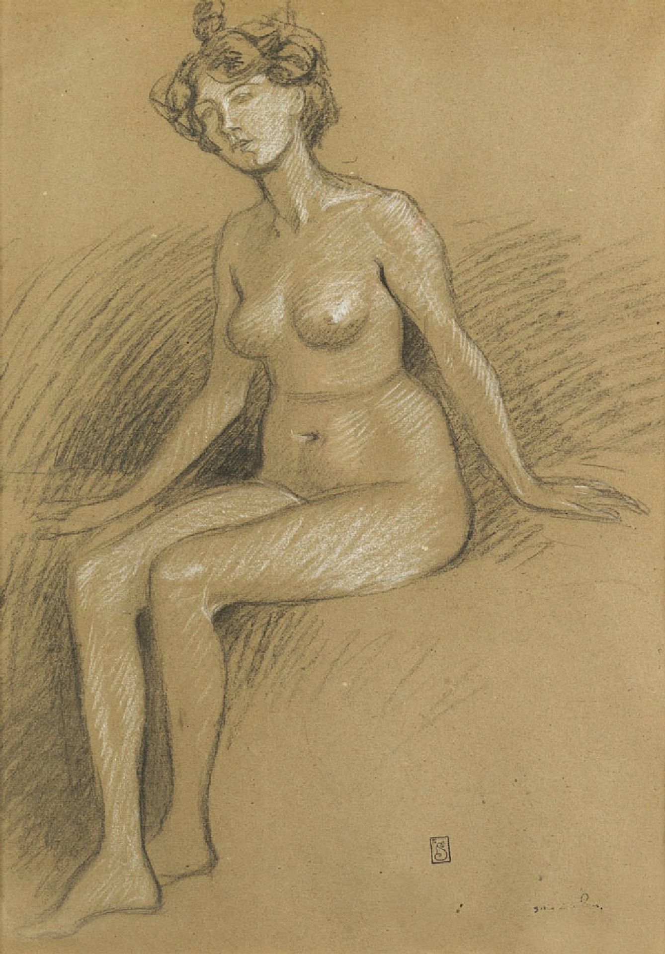 Nu by Théophile Alexandre Steinlen