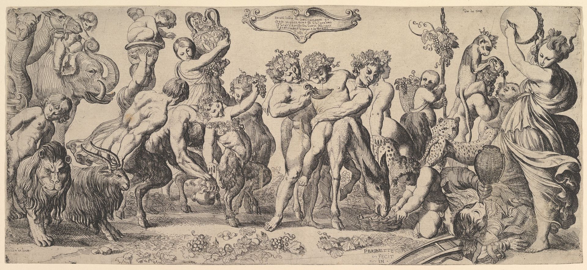 Triumph of Bacchus by Pierre Brebiette