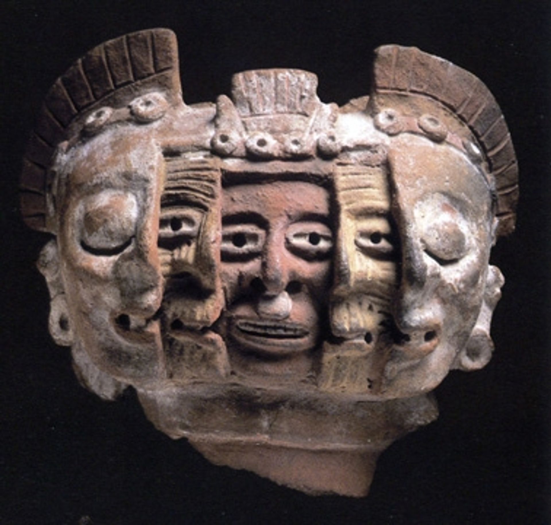 Fragment of An Anthropomorphic Brazier by Aztec Art
