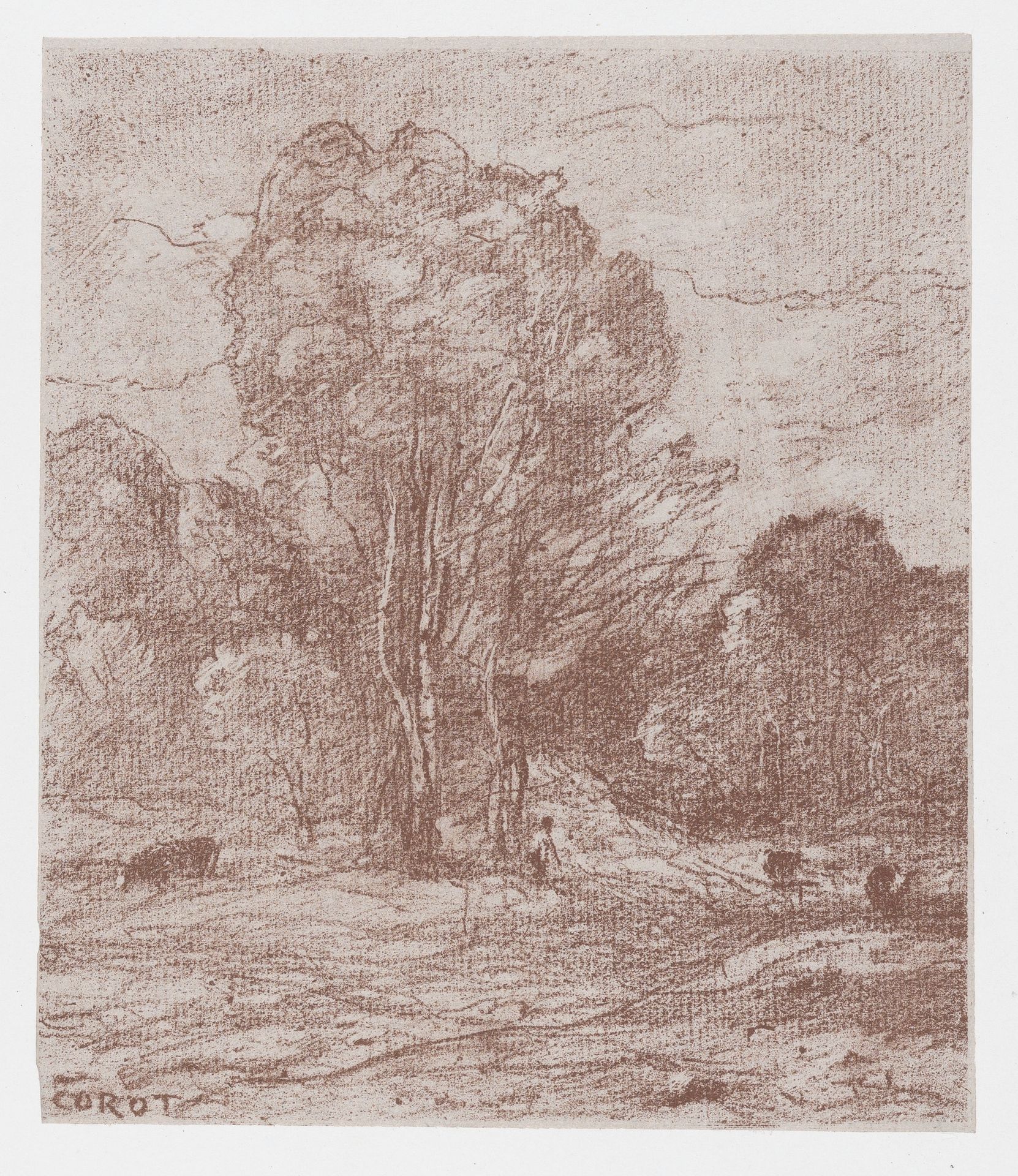 The Cows' Resting Place (Le Dormoir des vâches) by Camille Corot