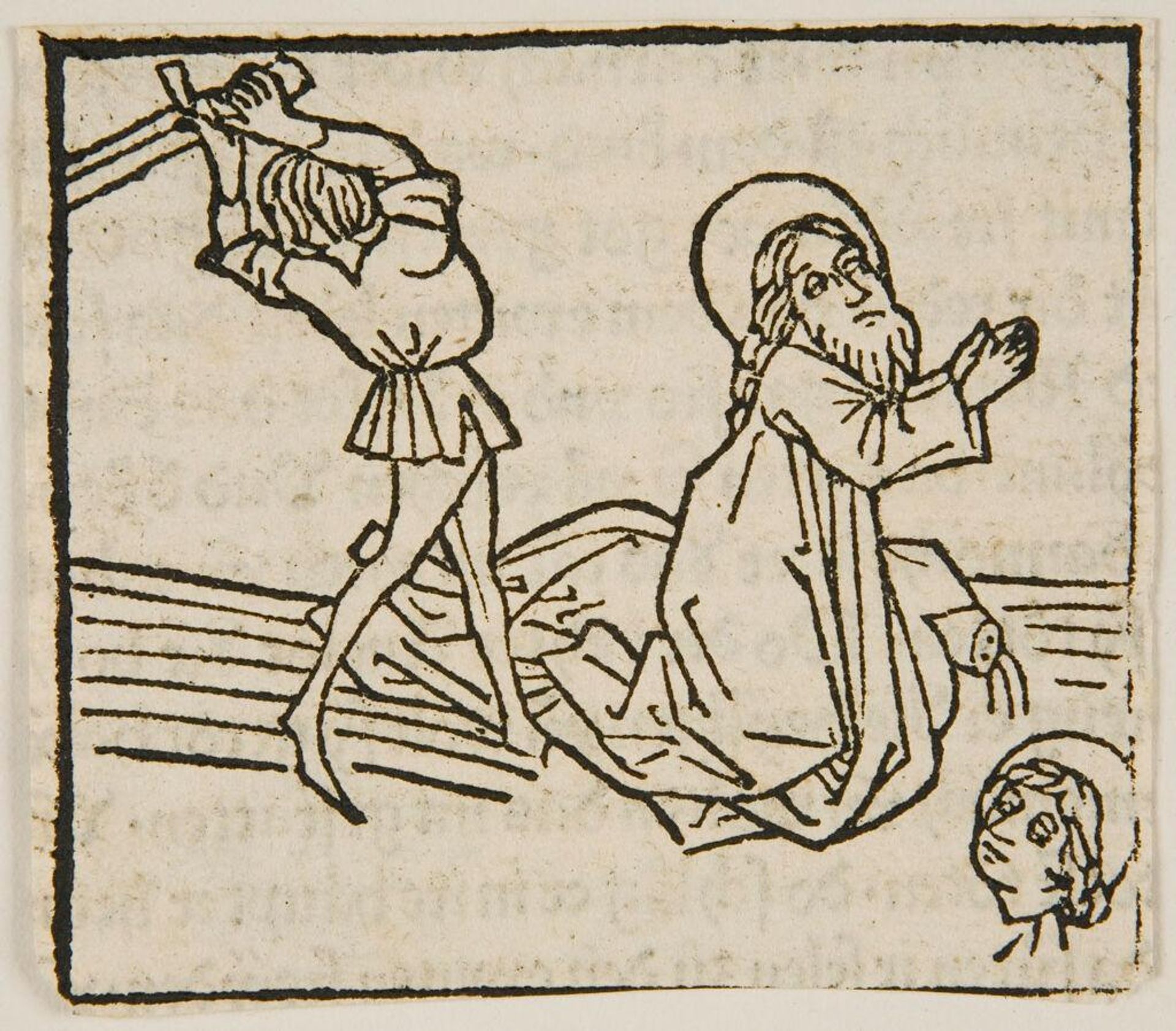 Illustration from Voragine, Leben der Heiligen.  Augsburg, BÃ¤mler, 1475 by Anonymous