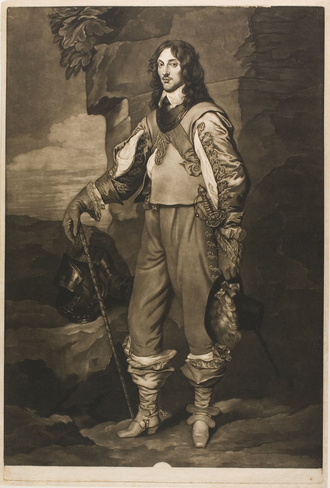 Sir Thomas Wharton by Valentine Green