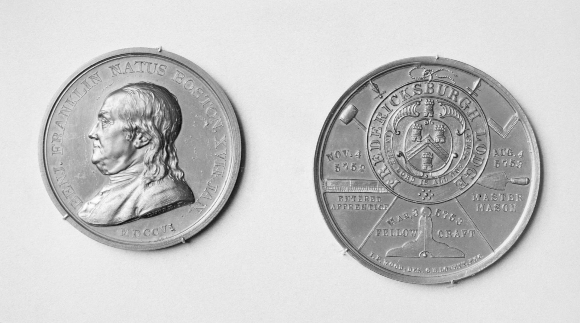 Benjamin Franklin by Augustin Dupré