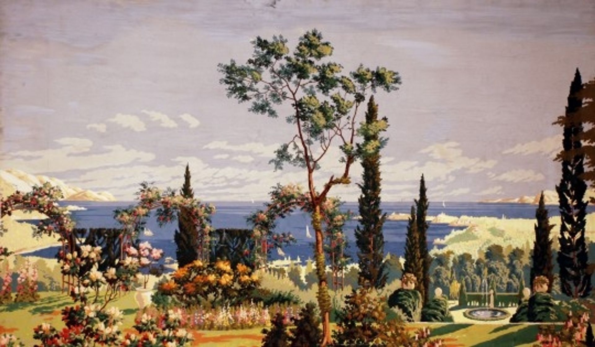 The Riviera (right Panel) by Charles E. Burchfield