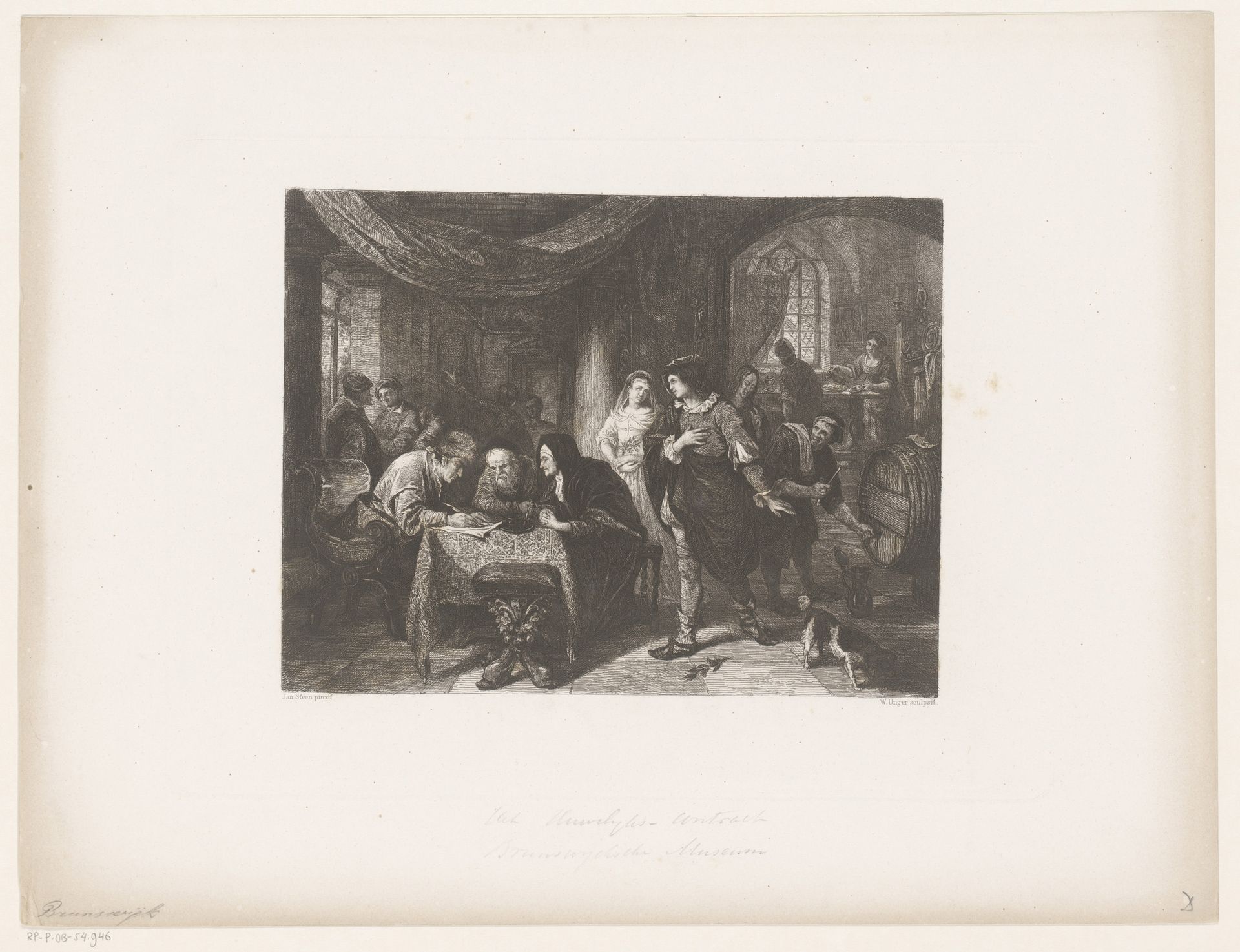 Huwelijk van Tobias en Sara by William Unger