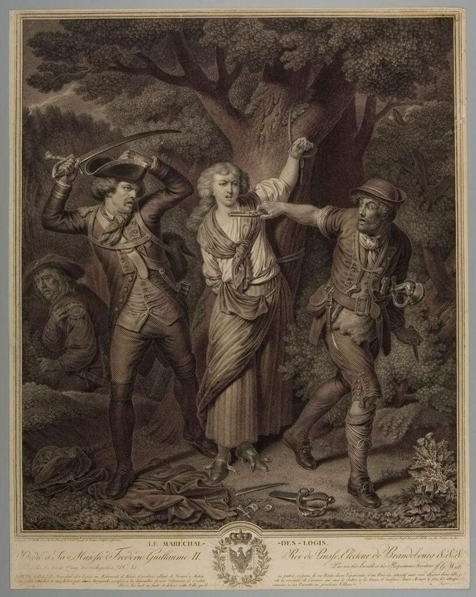 Louis Gillet,  MarÃ©chal des Logis by Johann Georg Wille