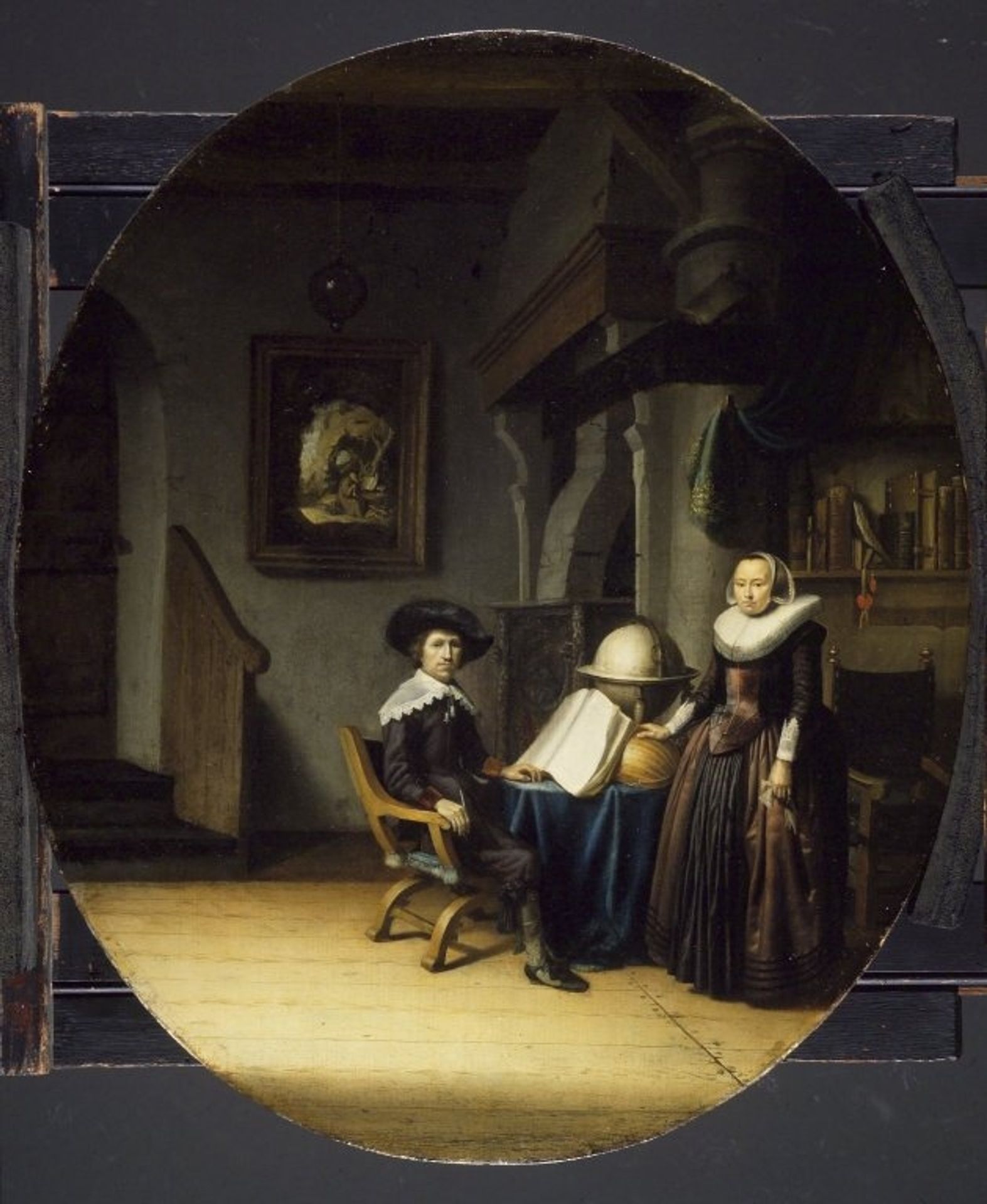 Burgomaster Hasselaar and His Wife by Gerrit Dou