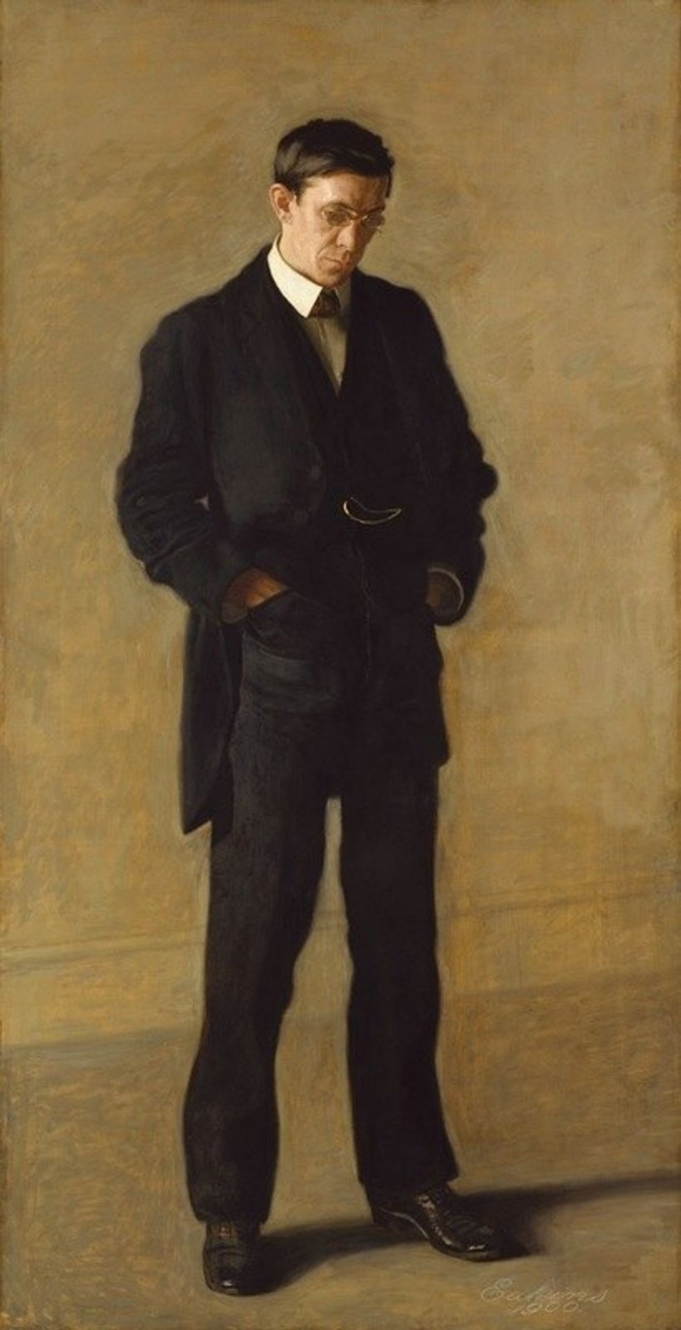 The Thinker; Portrait of Louis N. Kenton by Thomas Eakins
