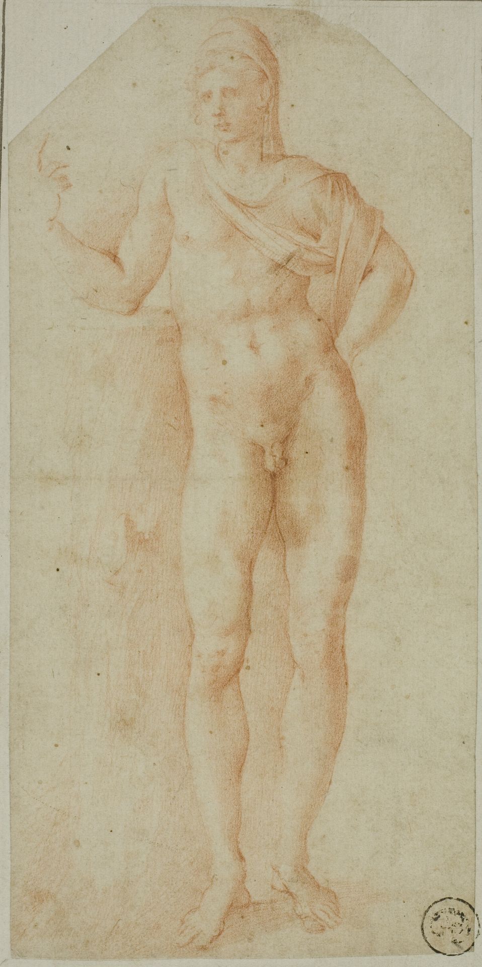 After the Antique: Statue of Paris by Giulio Clovio