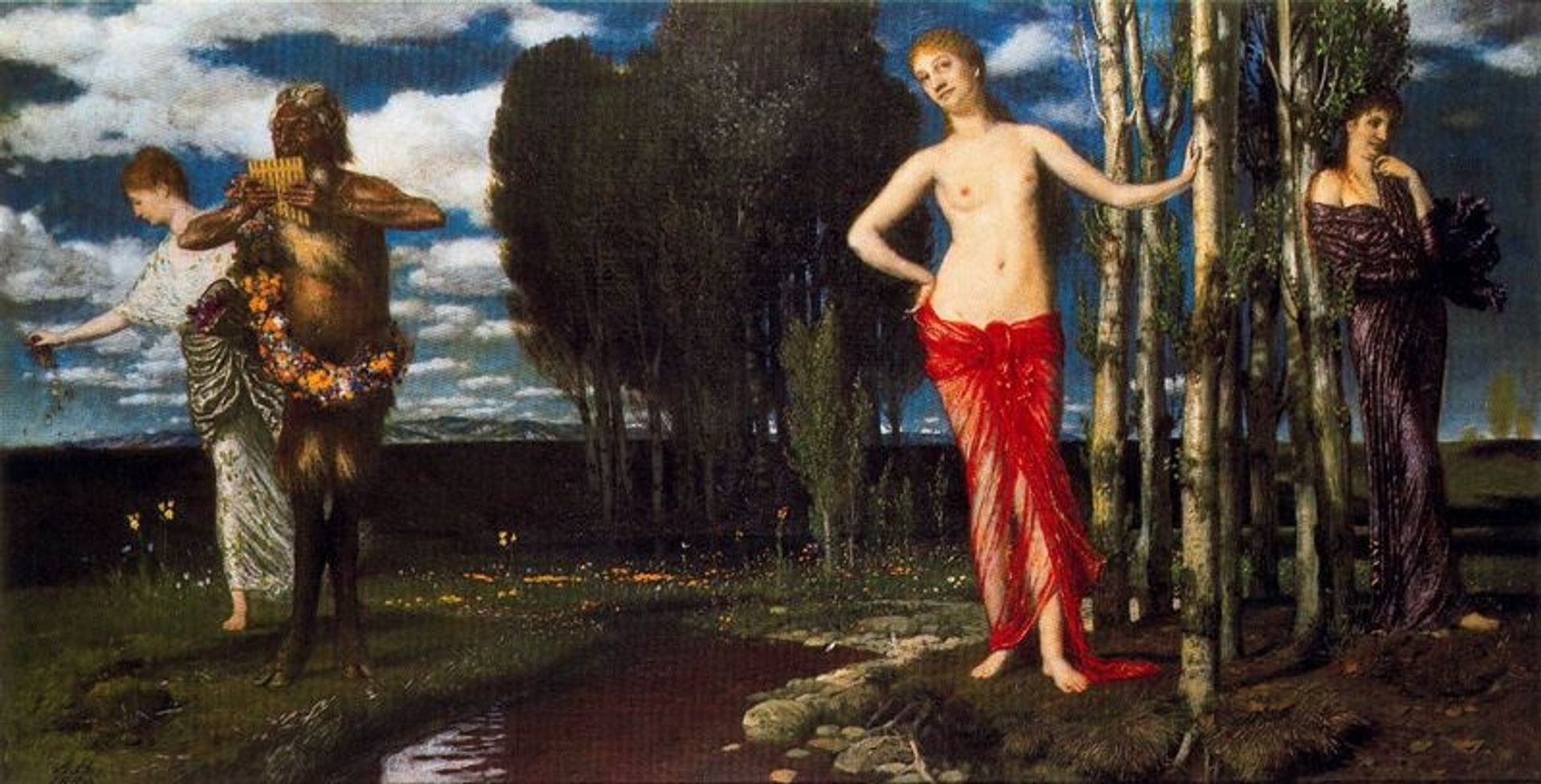 The Wake-Up Spring by Arnold Böcklin