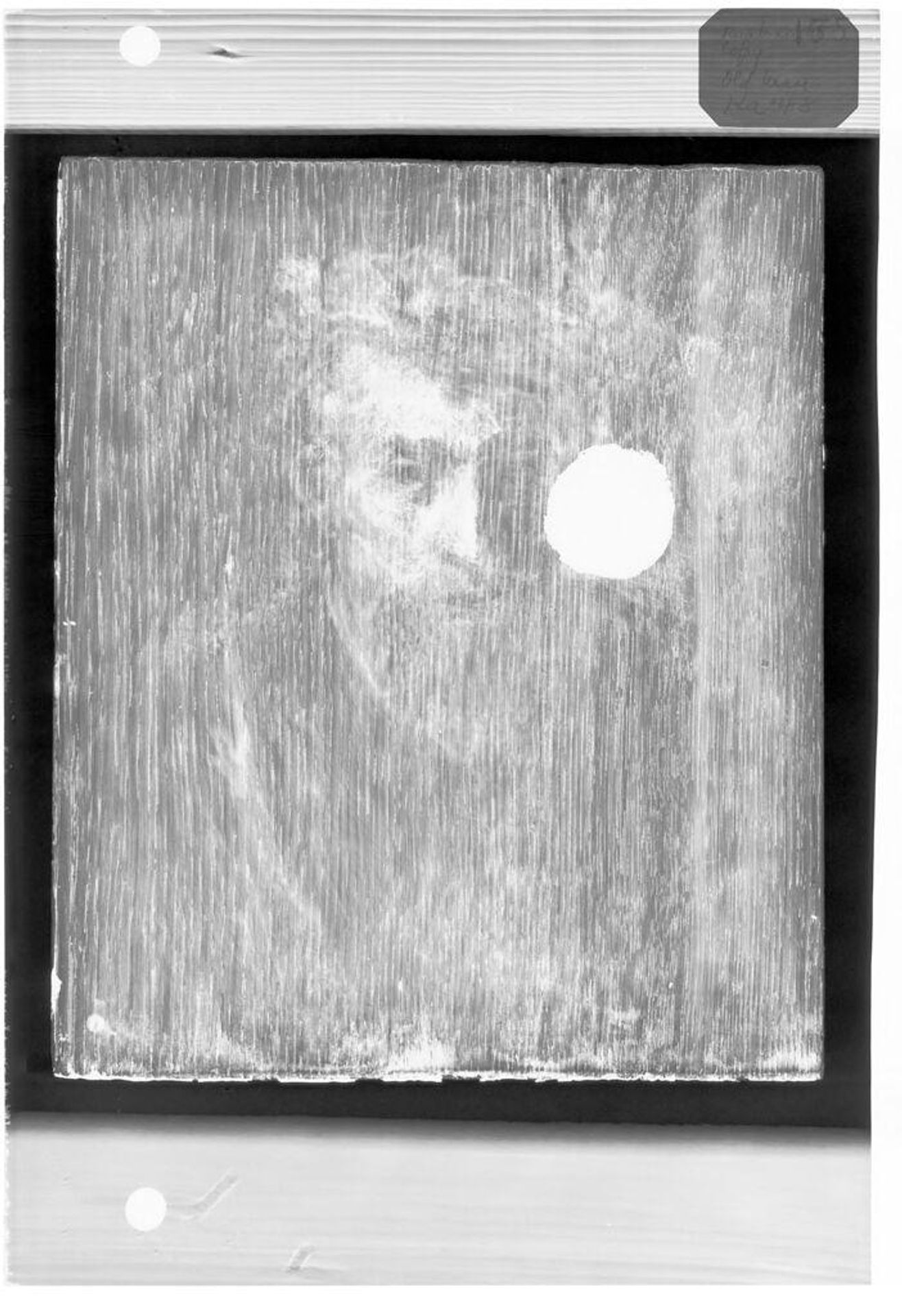 X-radiograph(s) of "Portrait of Old Man (copy)" by Artist of original: Rembrandt Harmensz. van Rijn