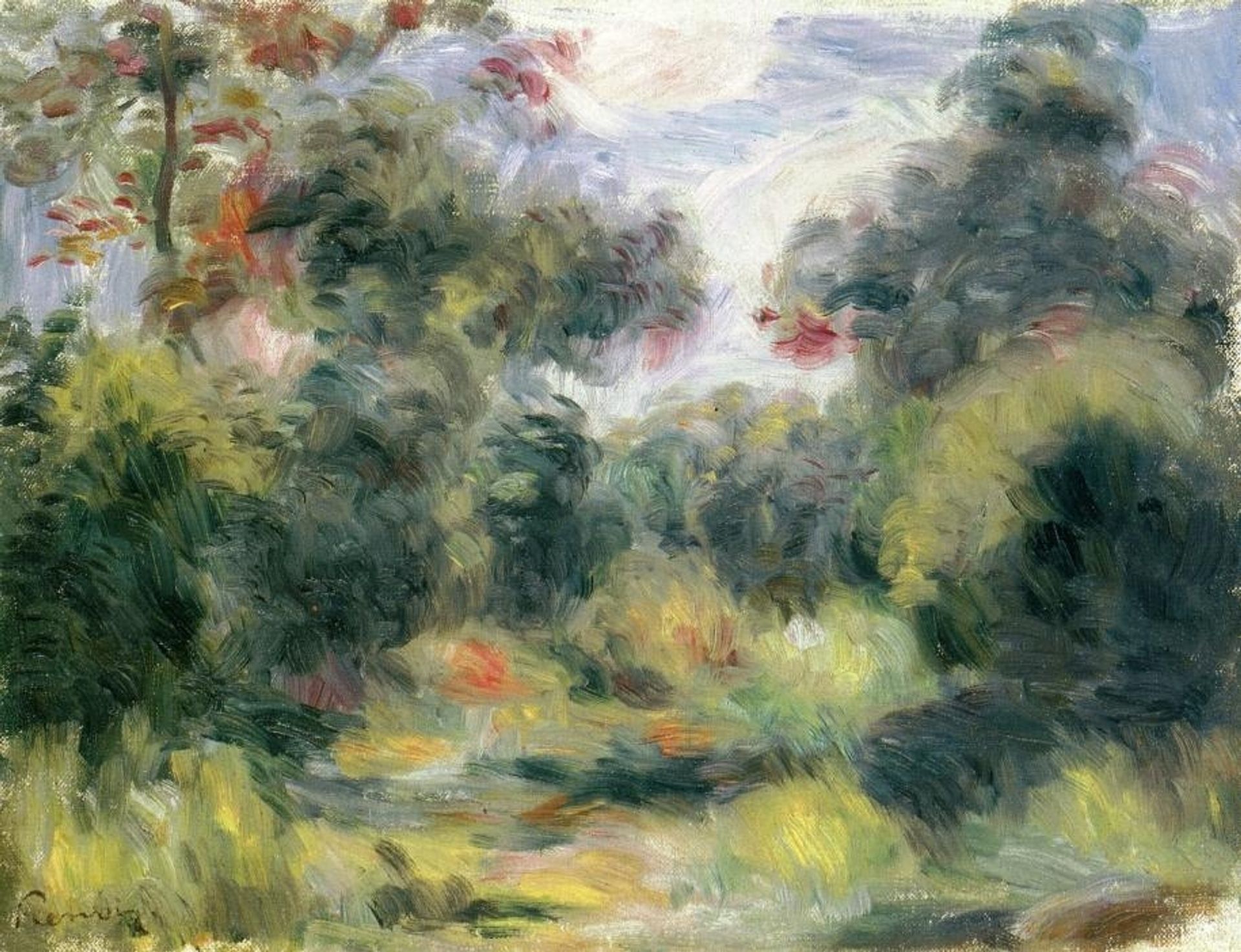 Clearing by Pierre-Auguste Renoir