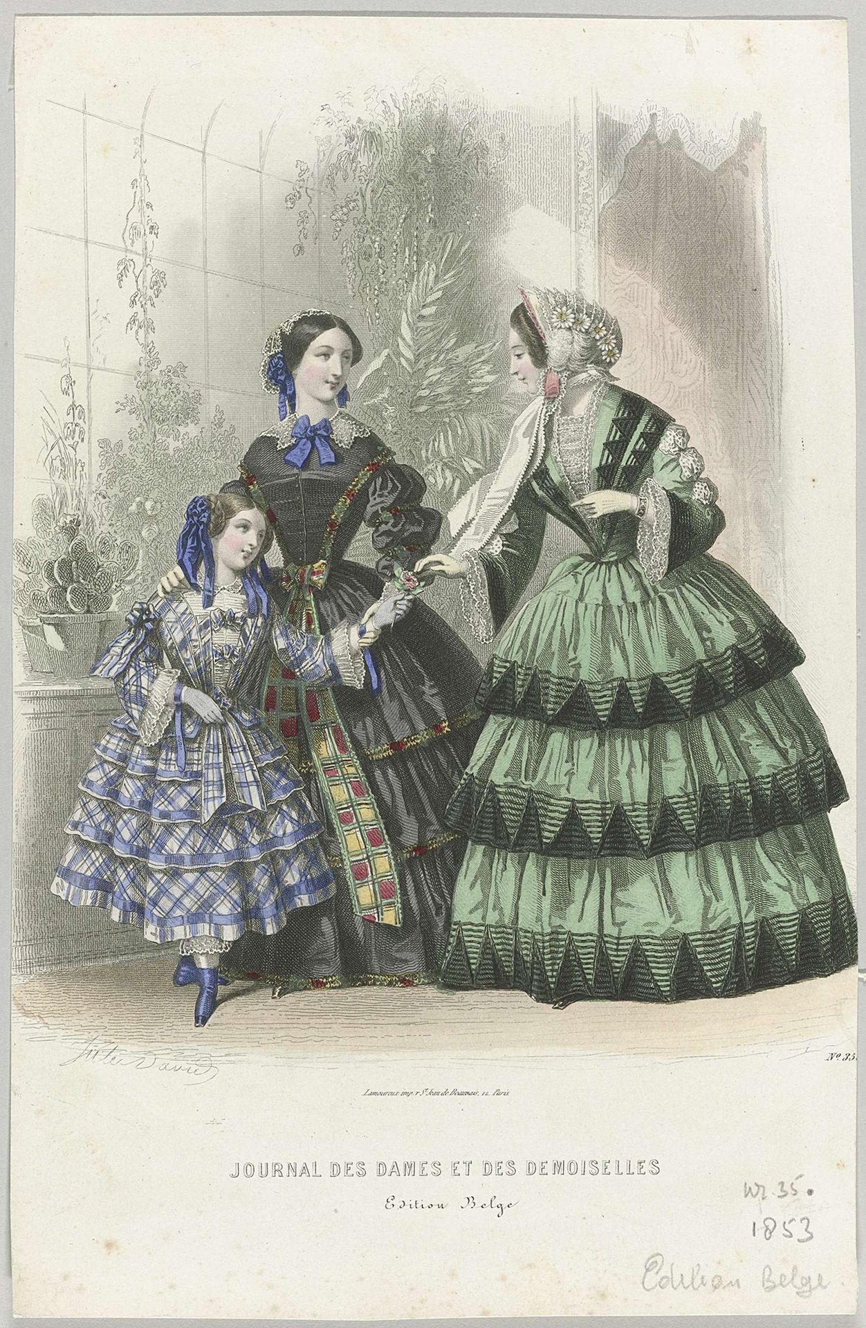 Le Journal des Dames et des Demoiselles, 1853 No. 35.. : Edition Belge by Anonymous
