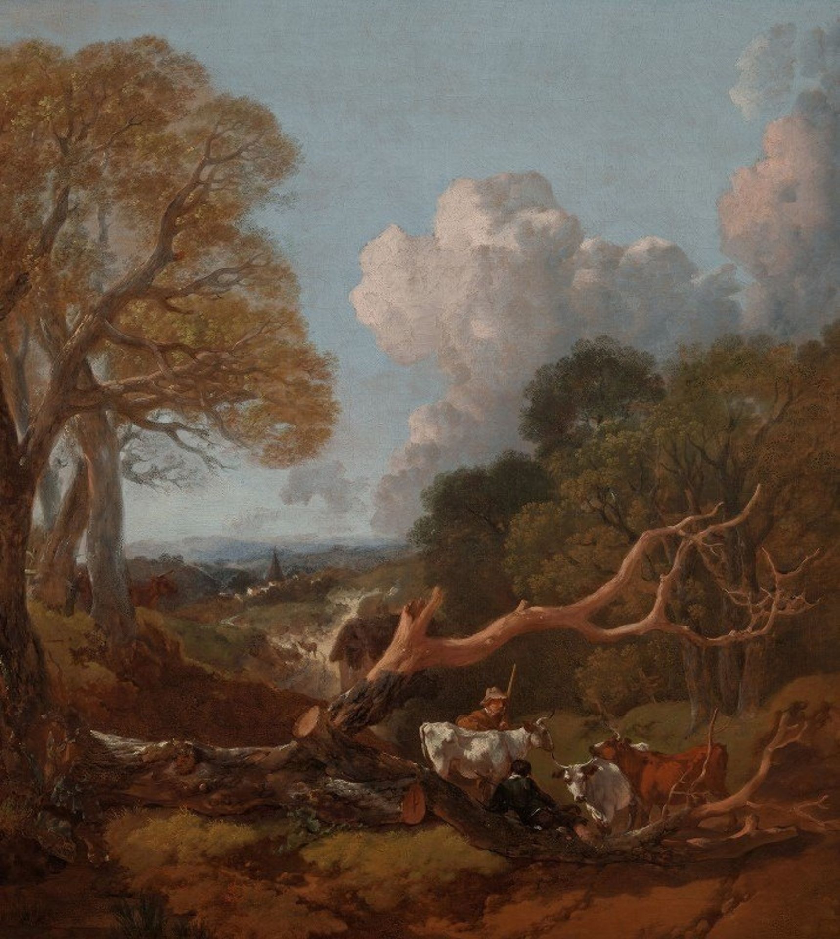 The Fallen Tree by Thomas Gainsborough