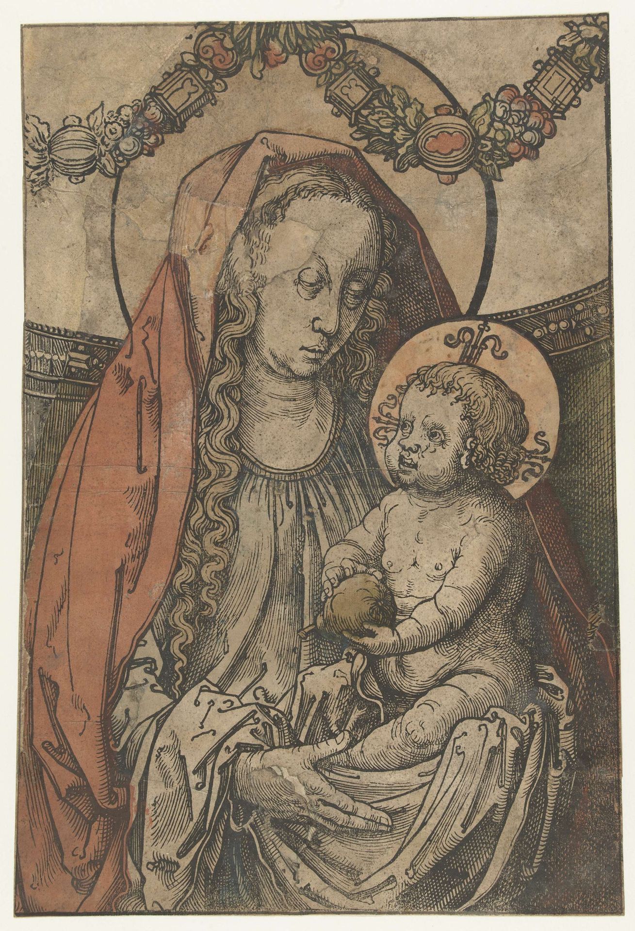 Maria met kind by Lucas van Leyden