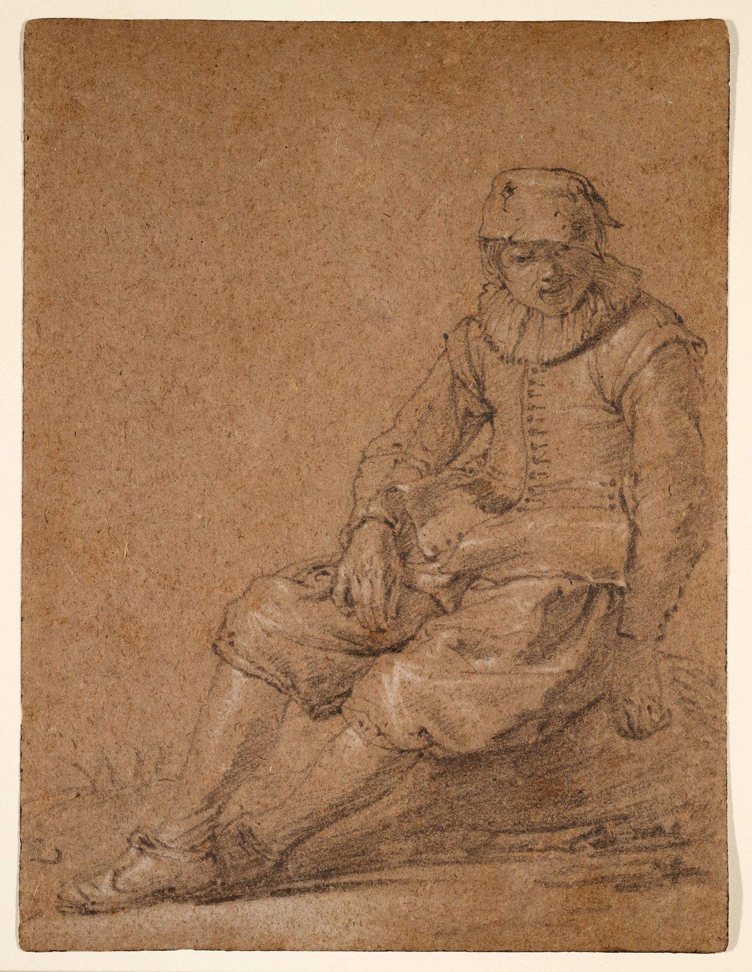 Seated Youth by Cornelis Saftleven