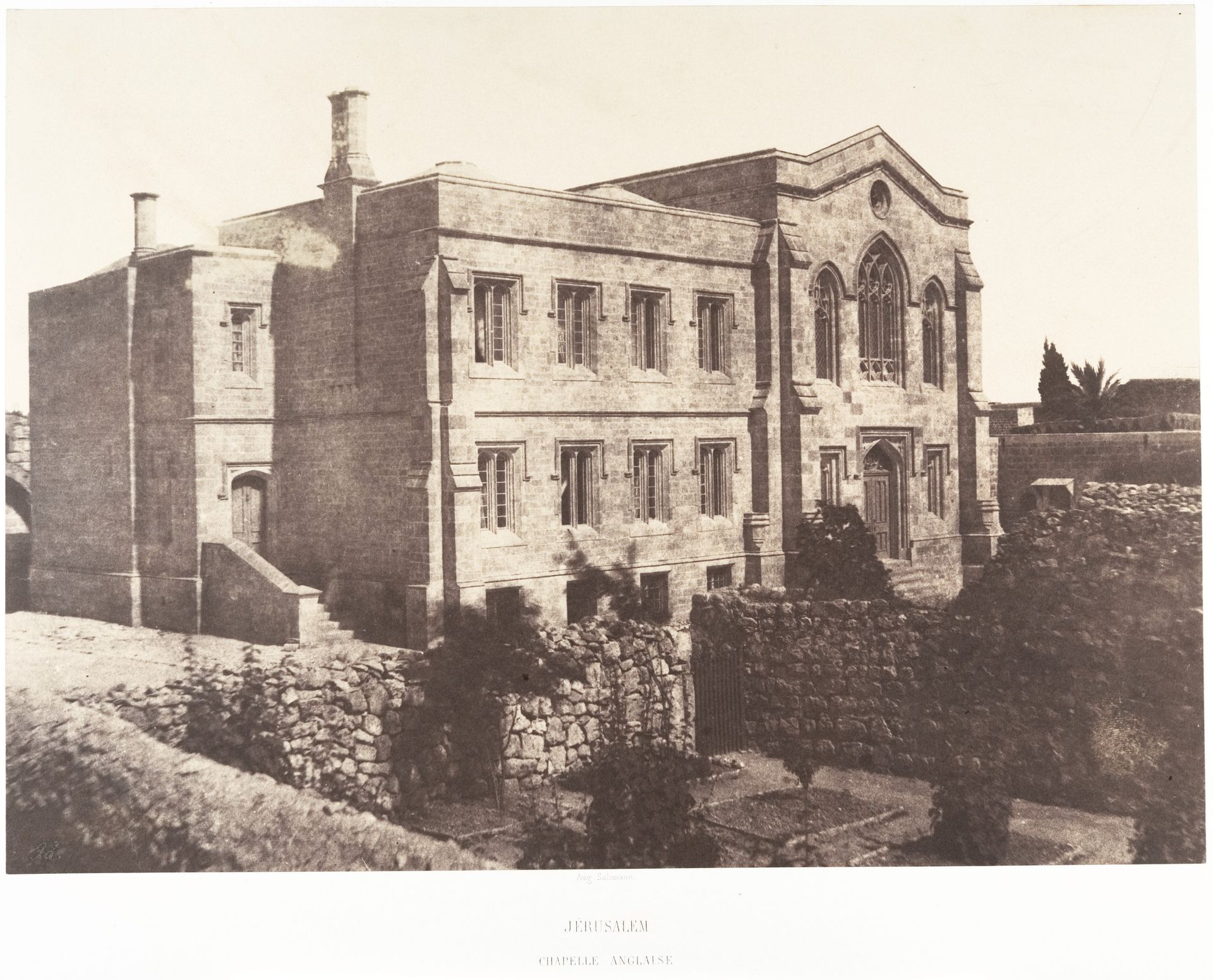 Jérusalem, Chapelle anglaise by Auguste Salzmann