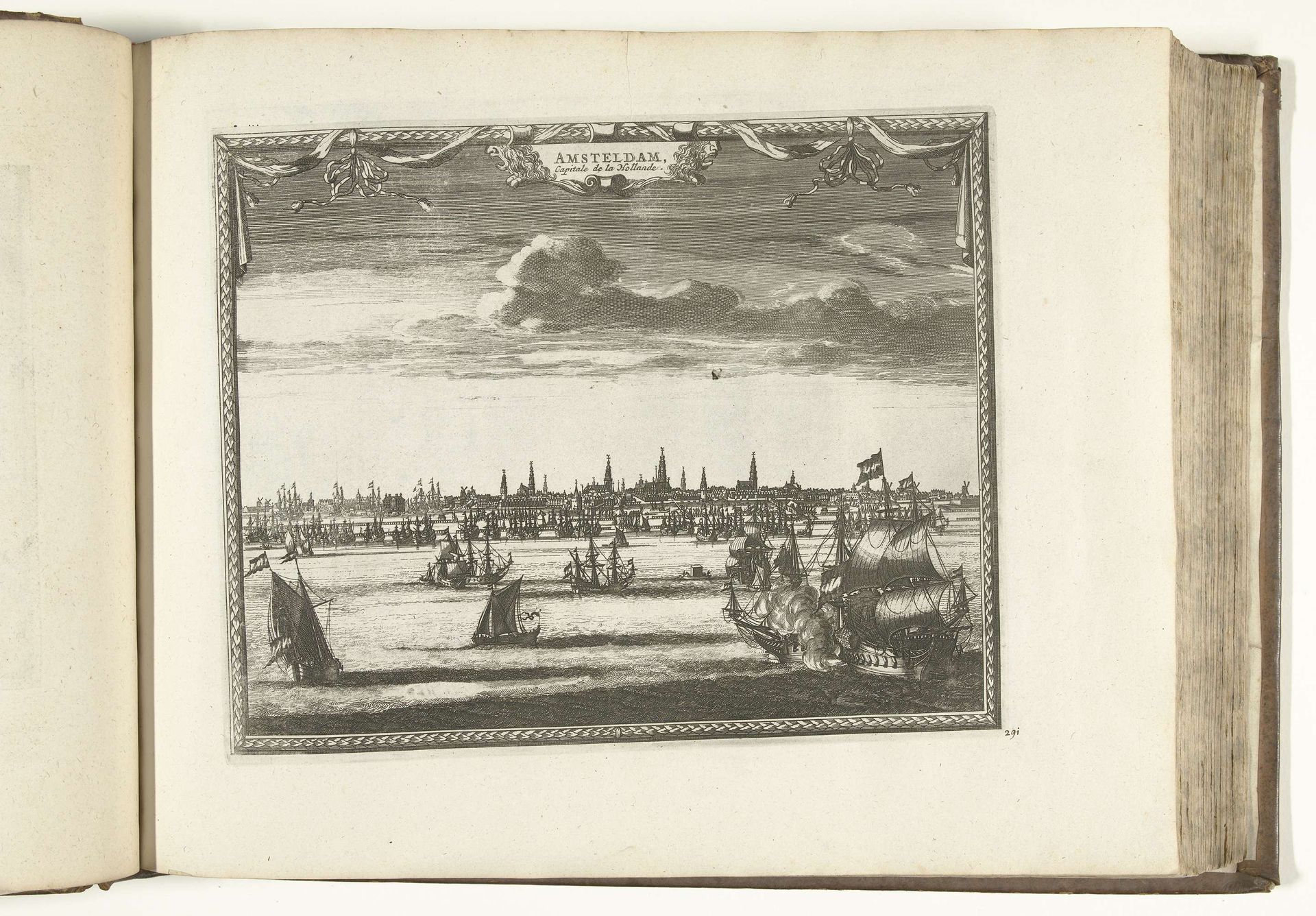 Gezicht op Amsterdam, 1726 by Anonymous