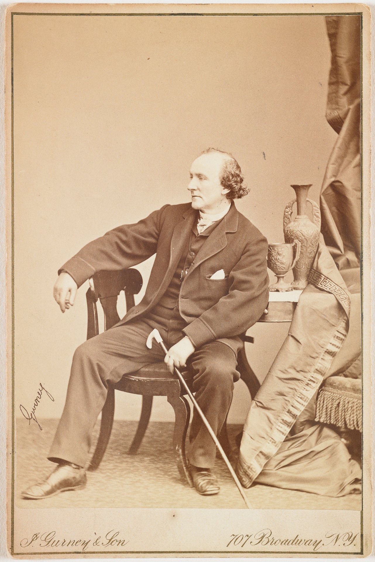 Edward Davenport (1815-1877) by Jeremiah Gurney