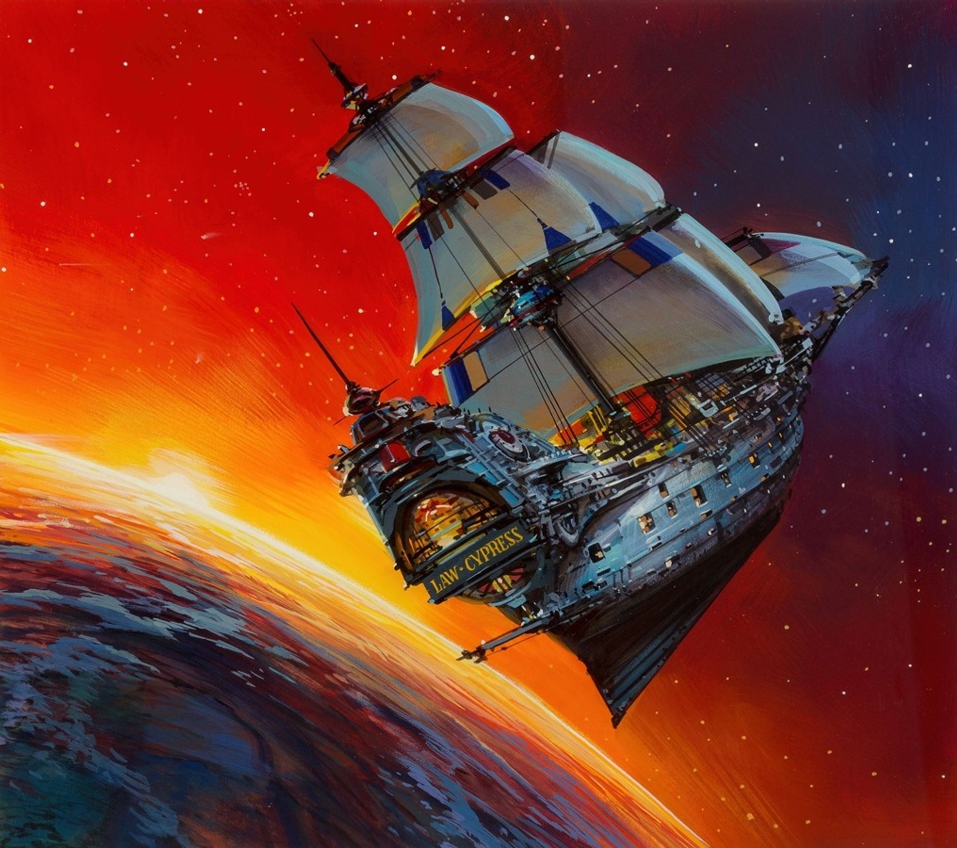 Law Cypress Software Advertisement by John Conrad Berkey