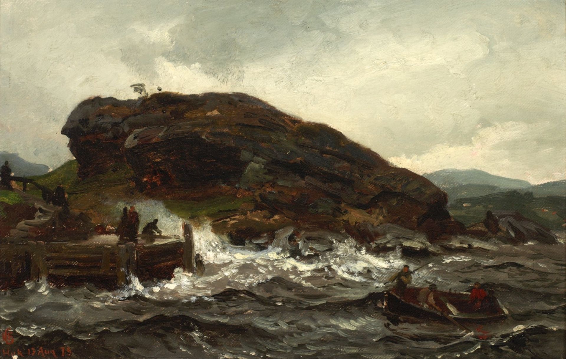 tordenveirsstudie by Hans Gude