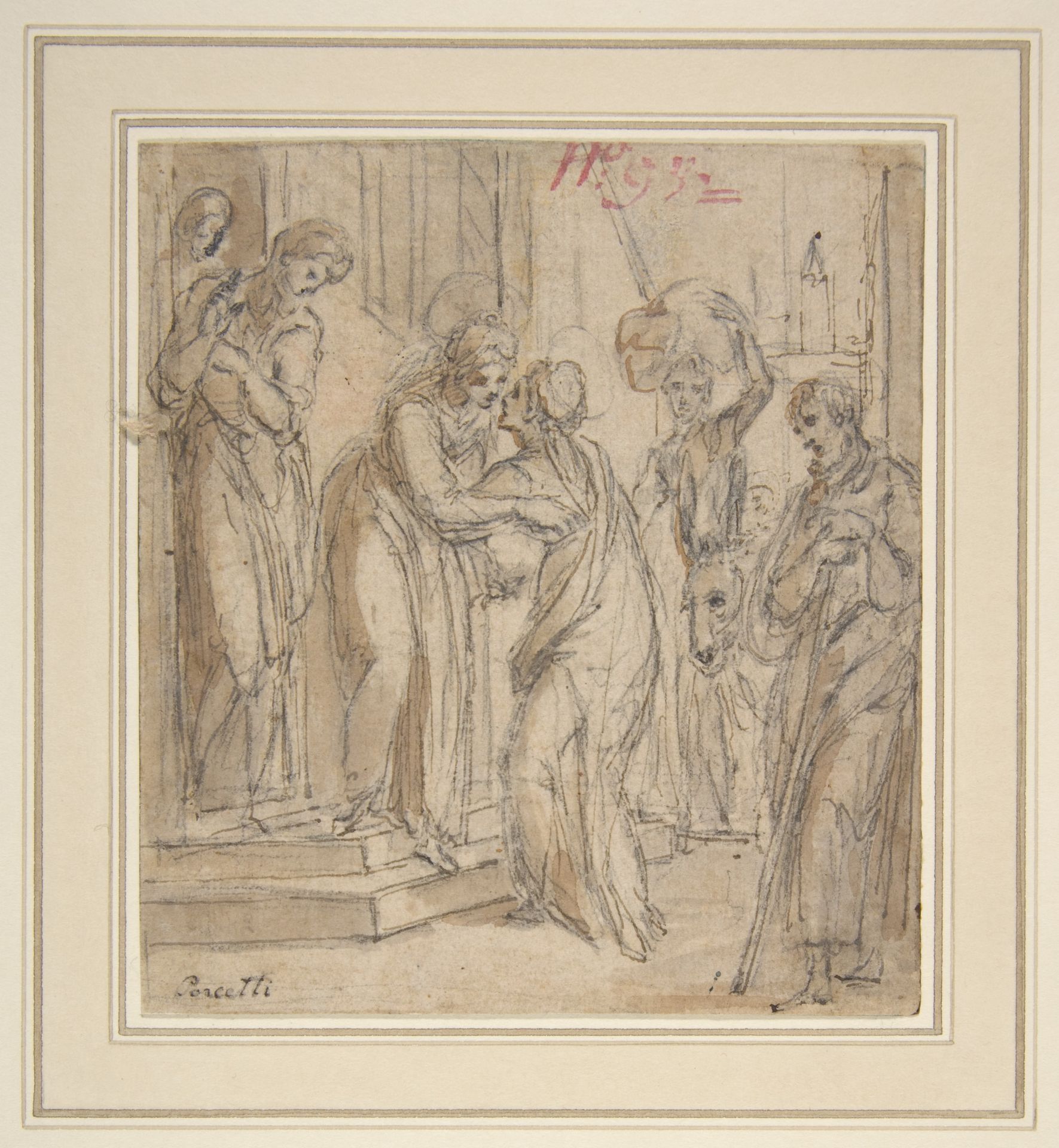 The Visitation by Bernardino Poccetti