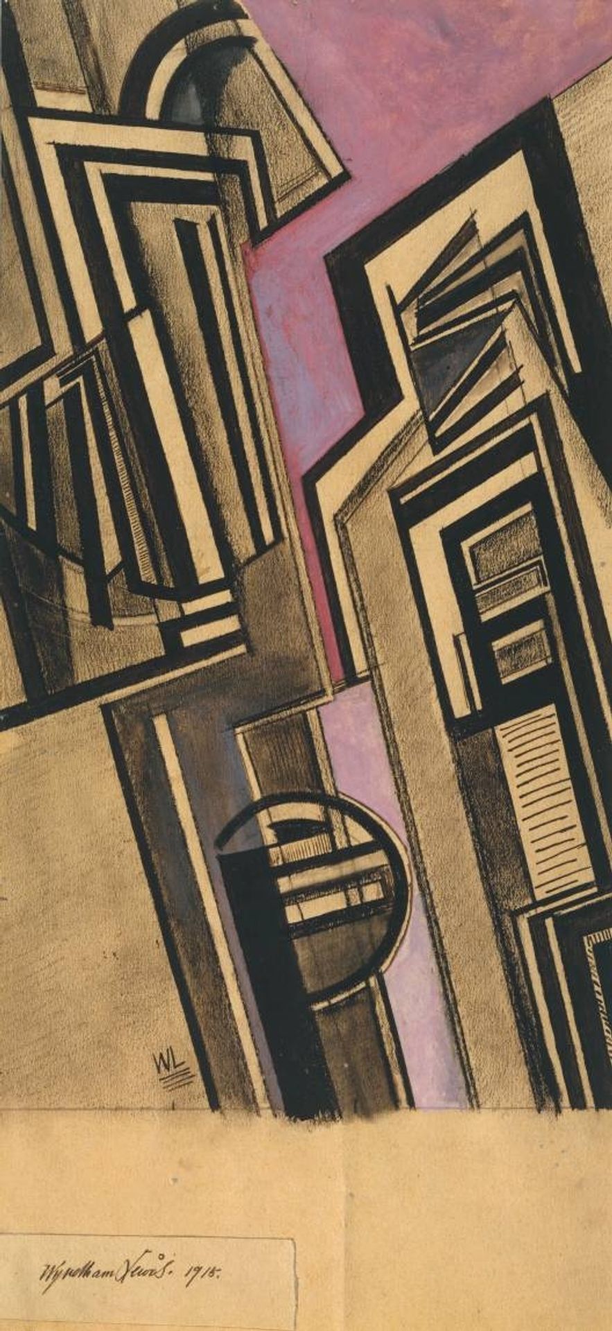 Vorticist Composition by Wyndham Lewis