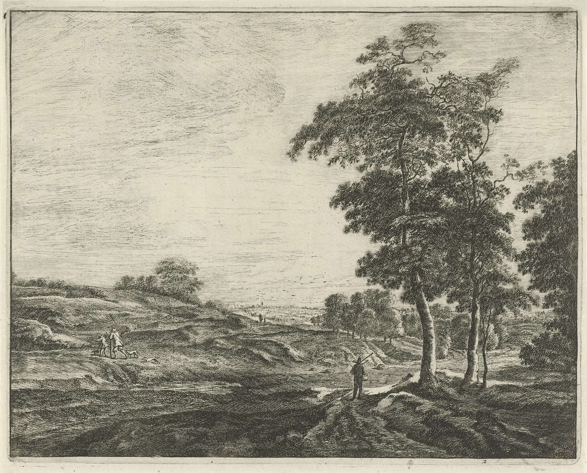 Aan de rand van het Haagse Bos by Roelant Roghman