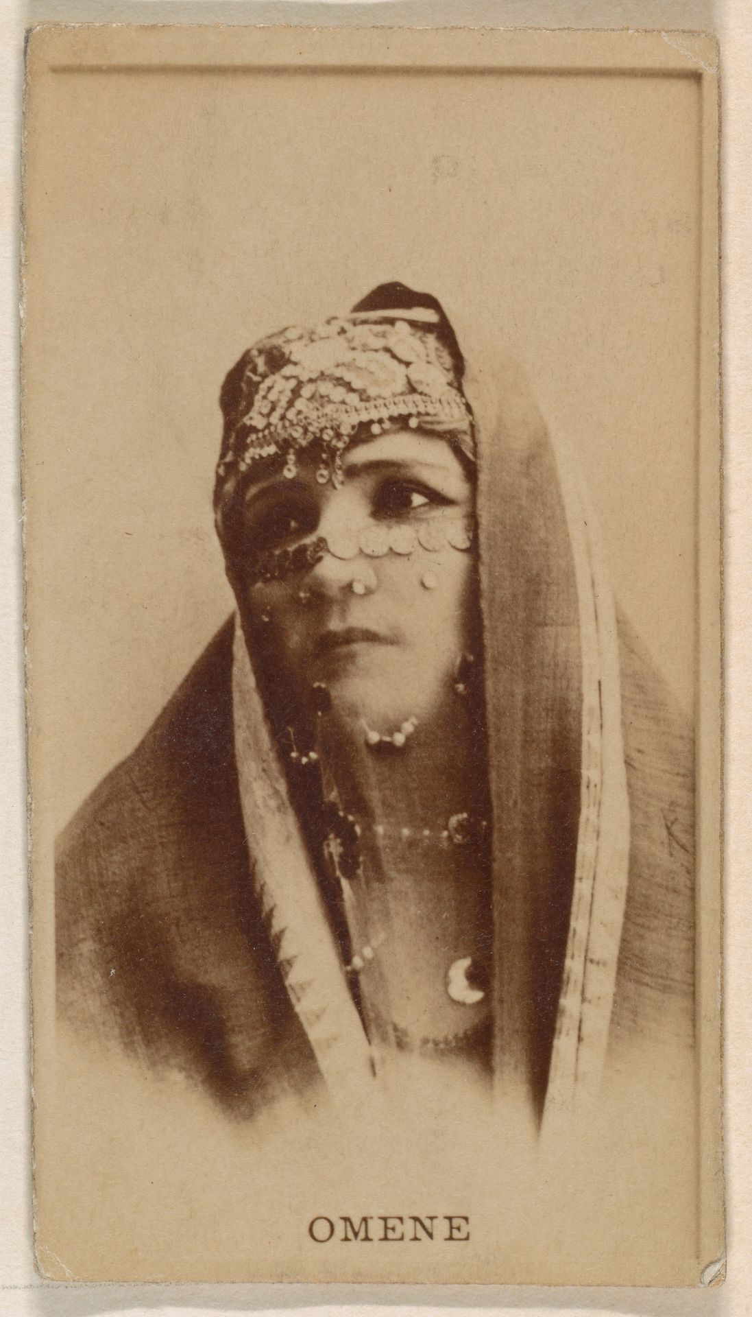 Omene, from the Actresses series (N245) issued by Kinney Brothers to promote Sweet Caporal Cigarettes by Kinney Brothers Tobacco Company