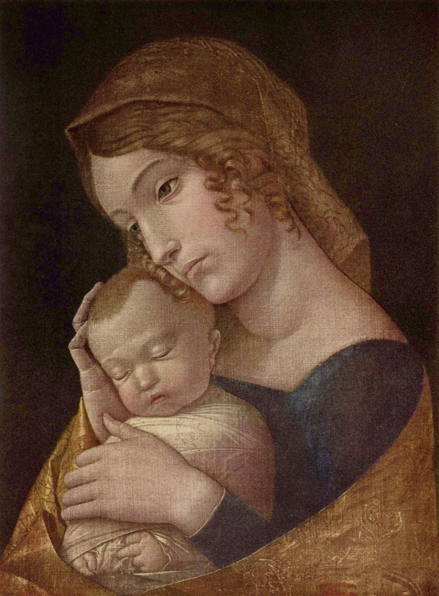 Maria with the sleeping child by Andrea Mantegna