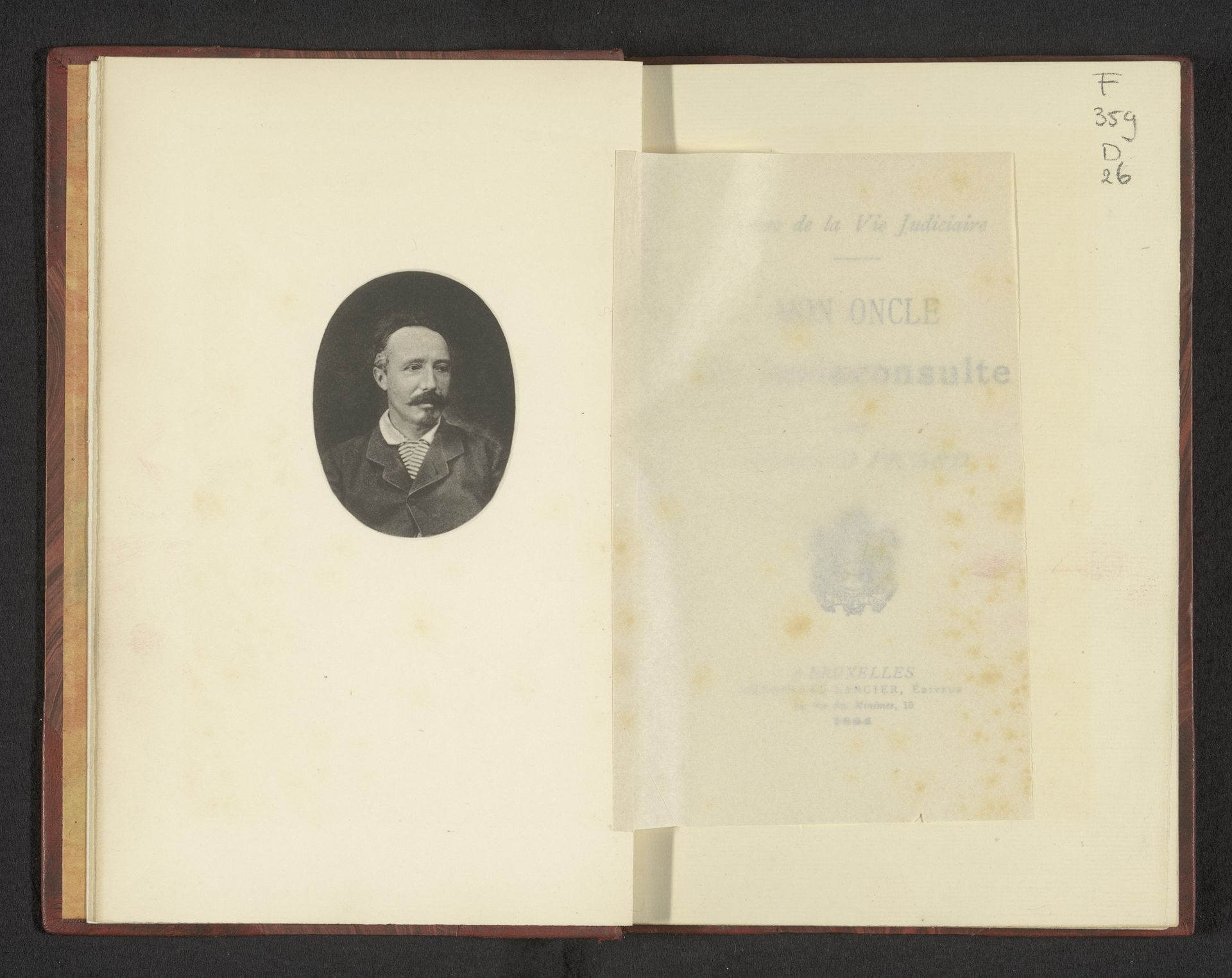 Portret van Edmond Picard by Anonymous