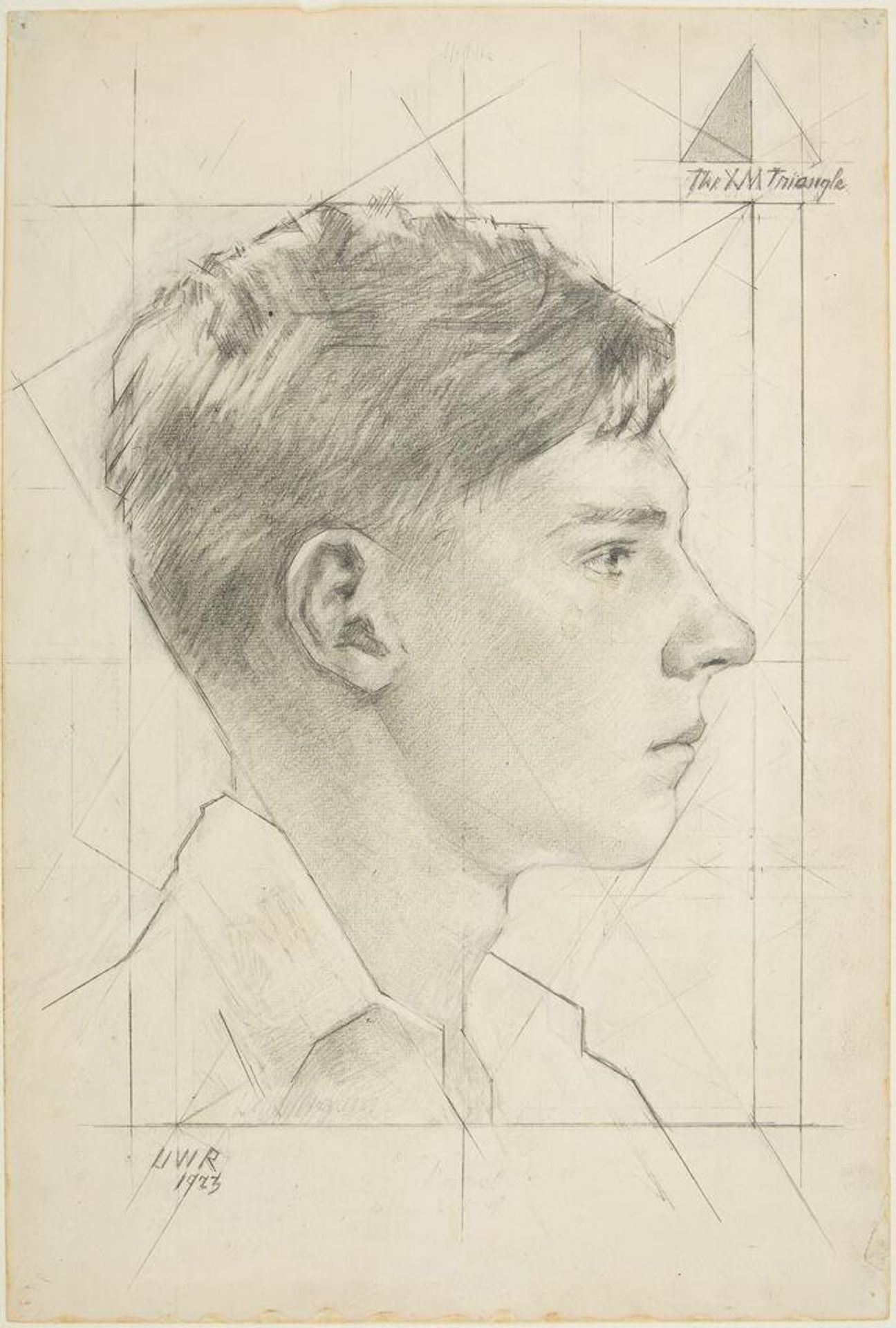 Profile Head of a Boy by Denman Waldo Ross