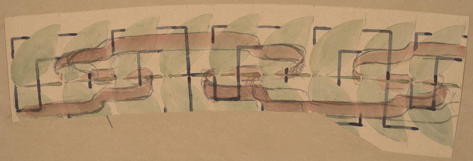 Study for a Border Design by Charles Sprague Pearce