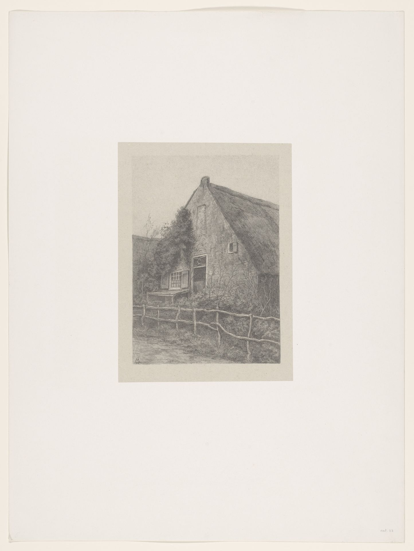 Huisje te Laren by Simon Moulijn