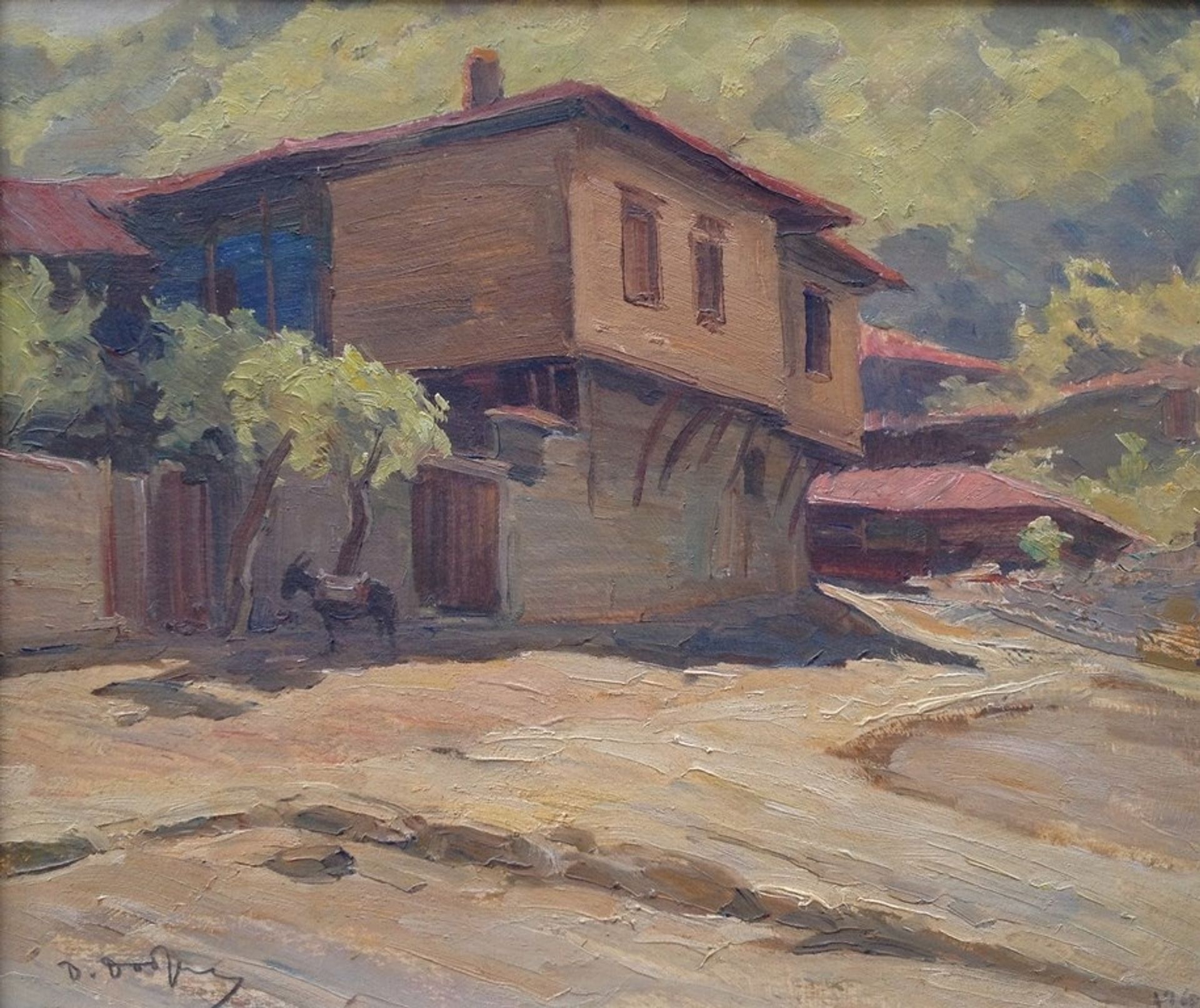 Old Houses by Dobri Dobrev