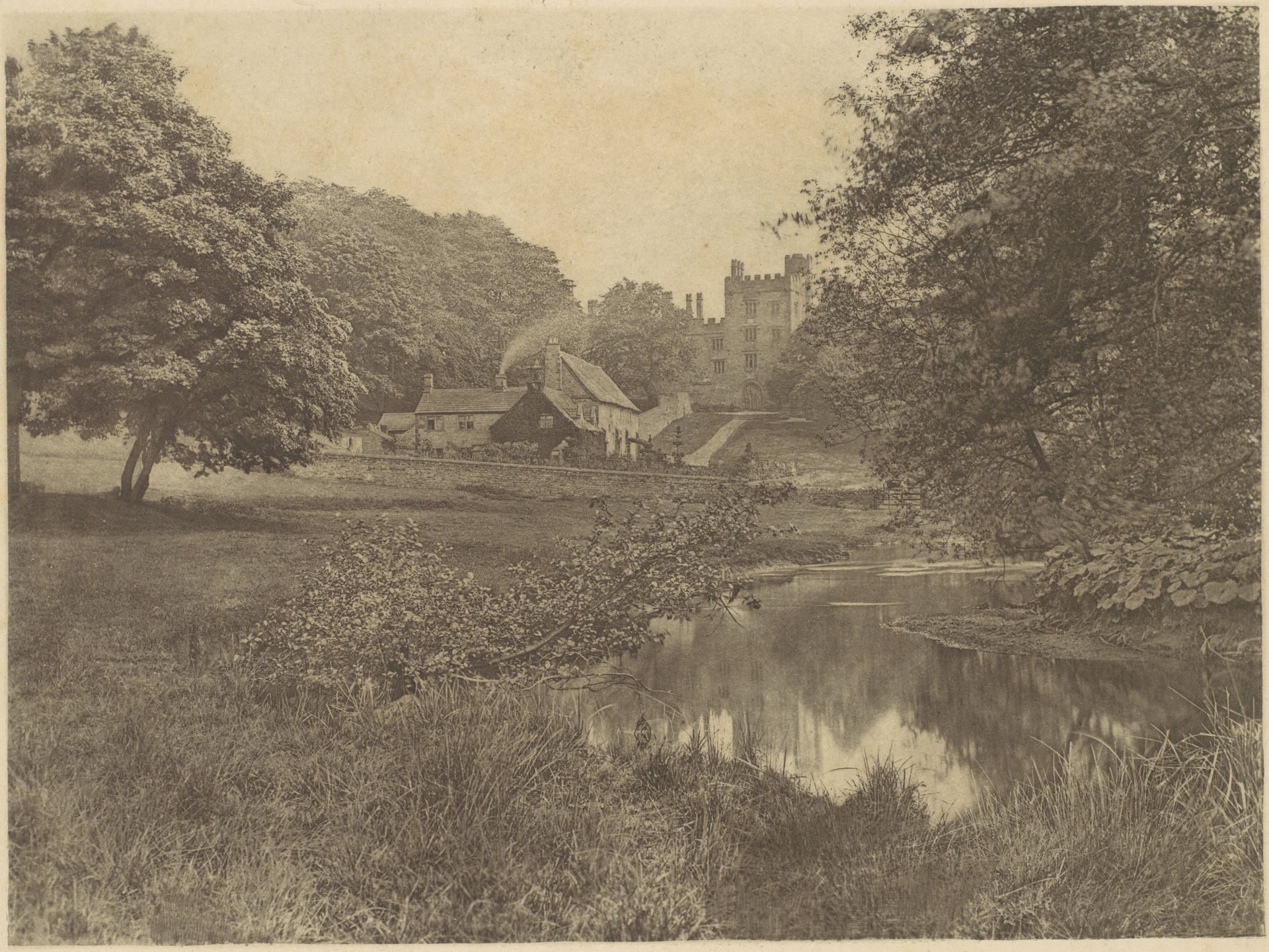 [Plate from Izaak Walton's The Compleat Angler] by George Bankart