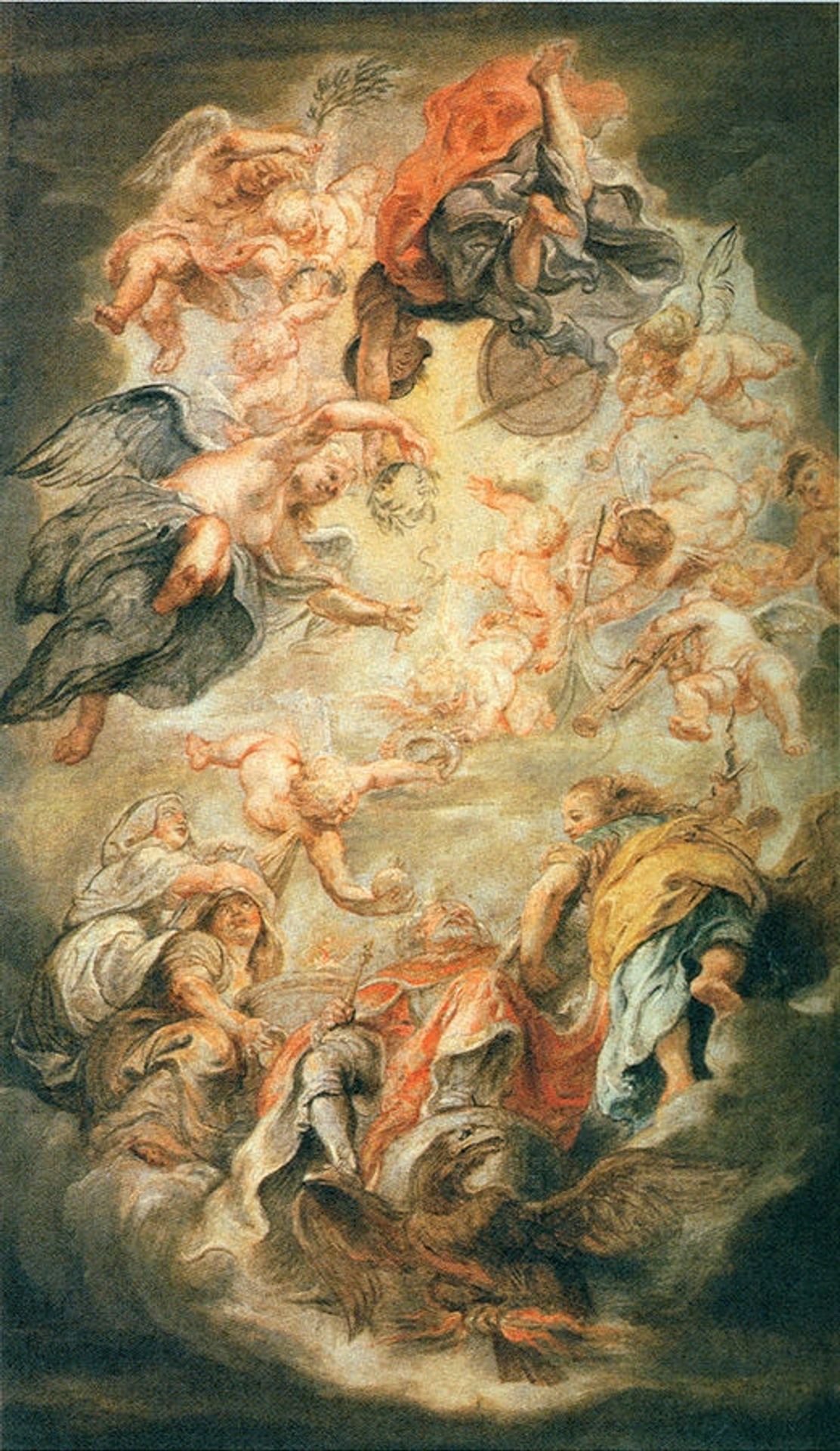 Apotheosis of King James I by Peter Paul Rubens