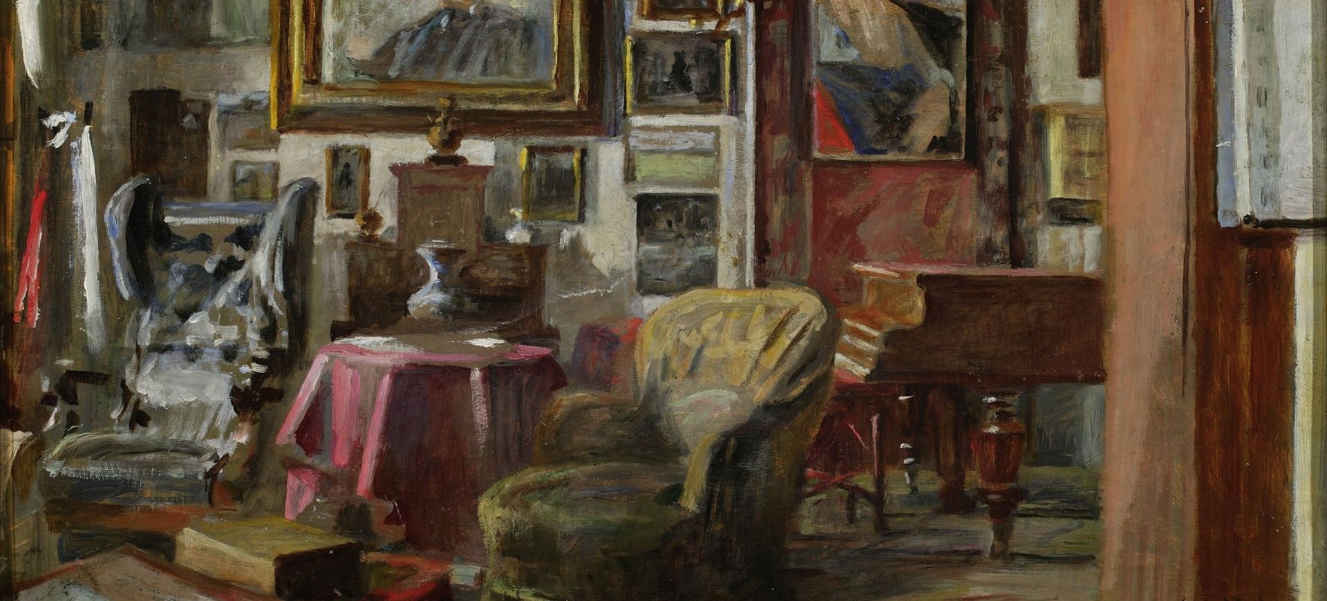Living-room interior in Lusławice by Jacek Malczewski