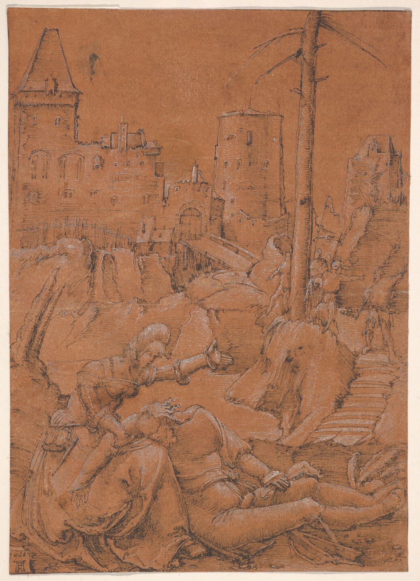Samson and Delilah by Albrecht Altdorfer