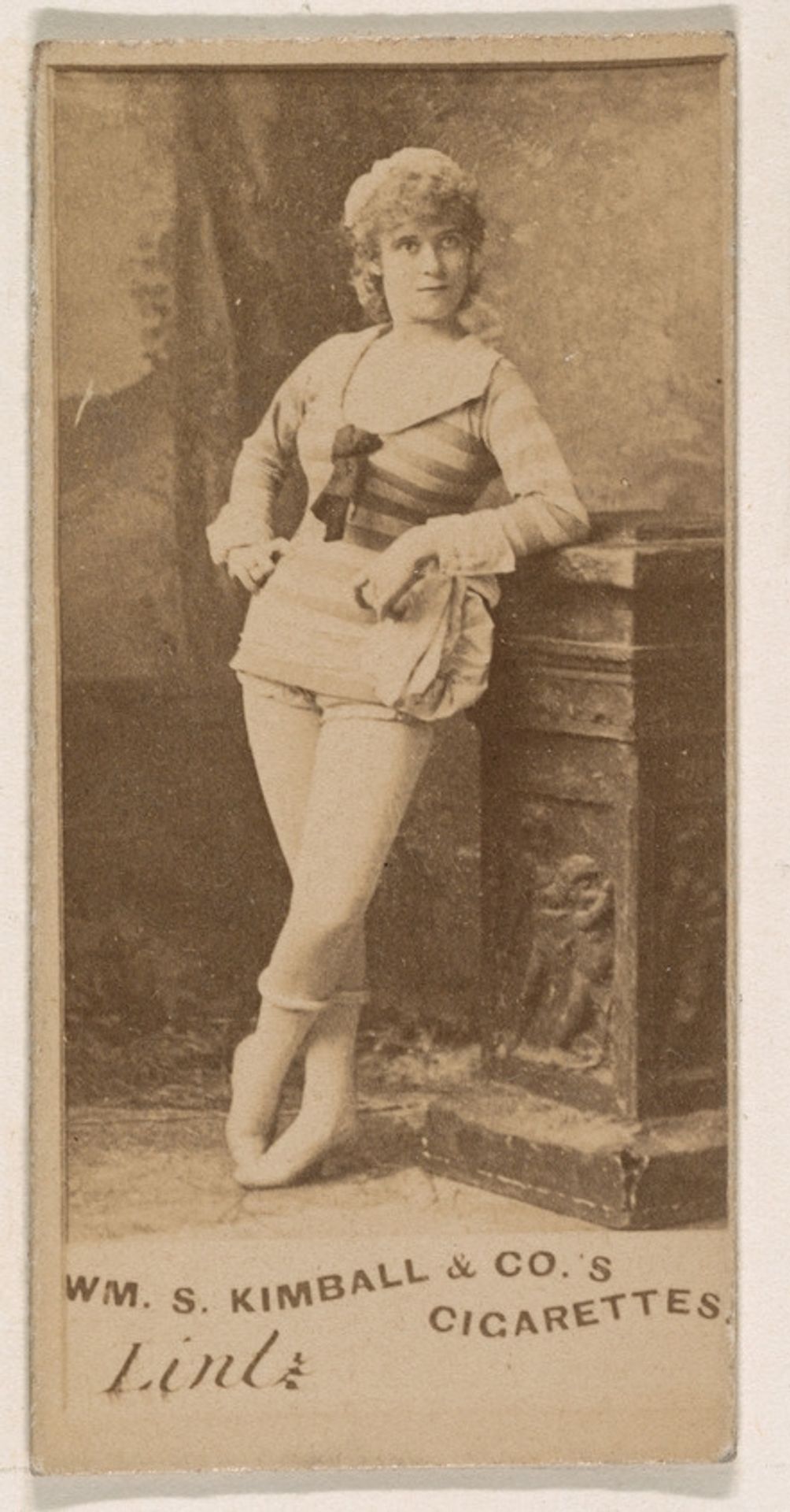 Miss Lint, from the Actresses series (N203) issued by Wm. S. Kimball & Co. by William S. Kimball & Company