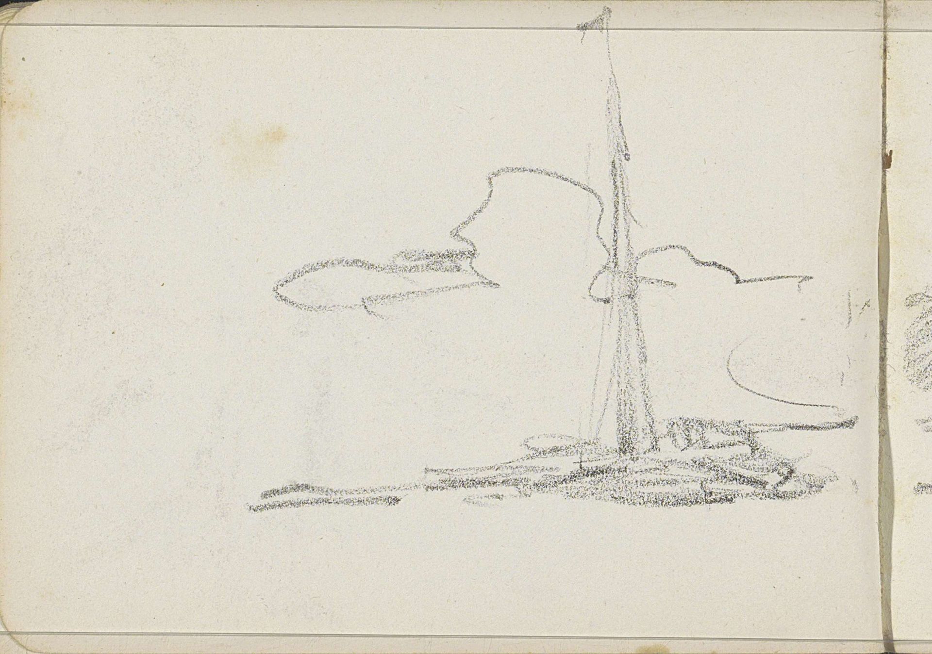 Zeilboot by Willem Cornelis Rip